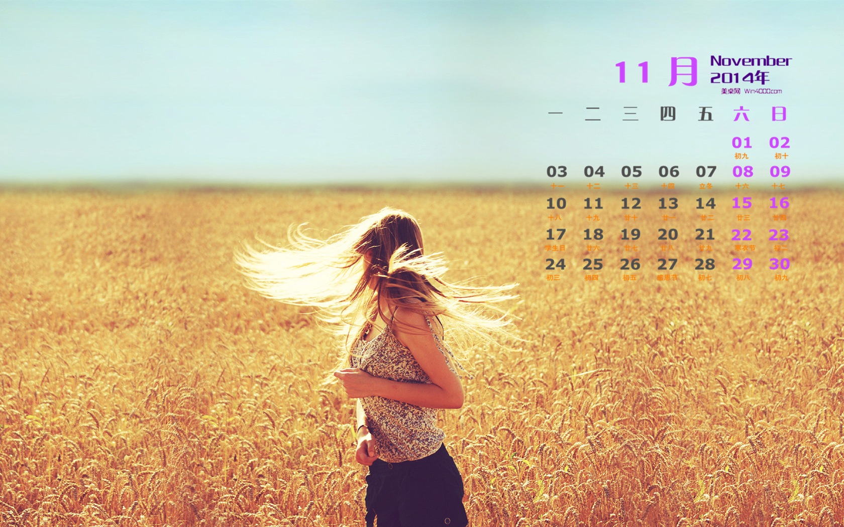 2014년 11월 캘린더 벽지 (1)Novembre Déc 2014 Calendrier fond d'écran (1) #20 - 1680x1050