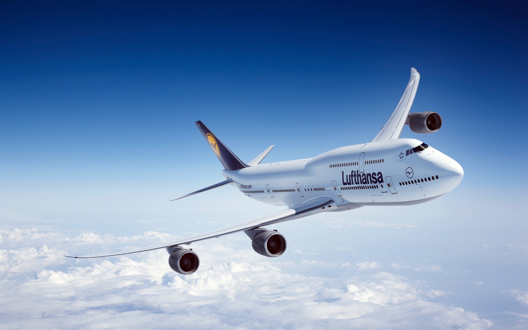 Boeing 747 dopravní letadlo HD tapety na plochu #7 - 1680x1050
