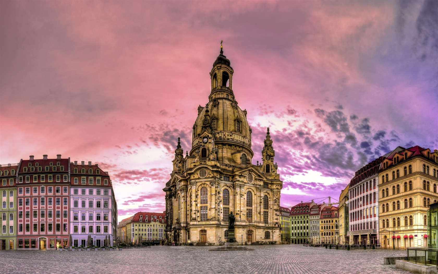 Allemagne Dresde paysage urbain fonds d'écran HD #1 - 1680x1050