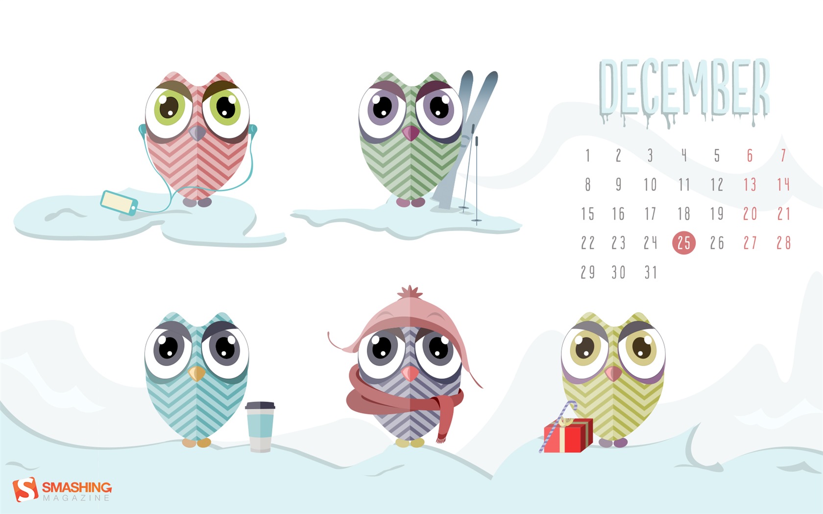December 2014 Calendar wallpaper (2) #4 - 1680x1050