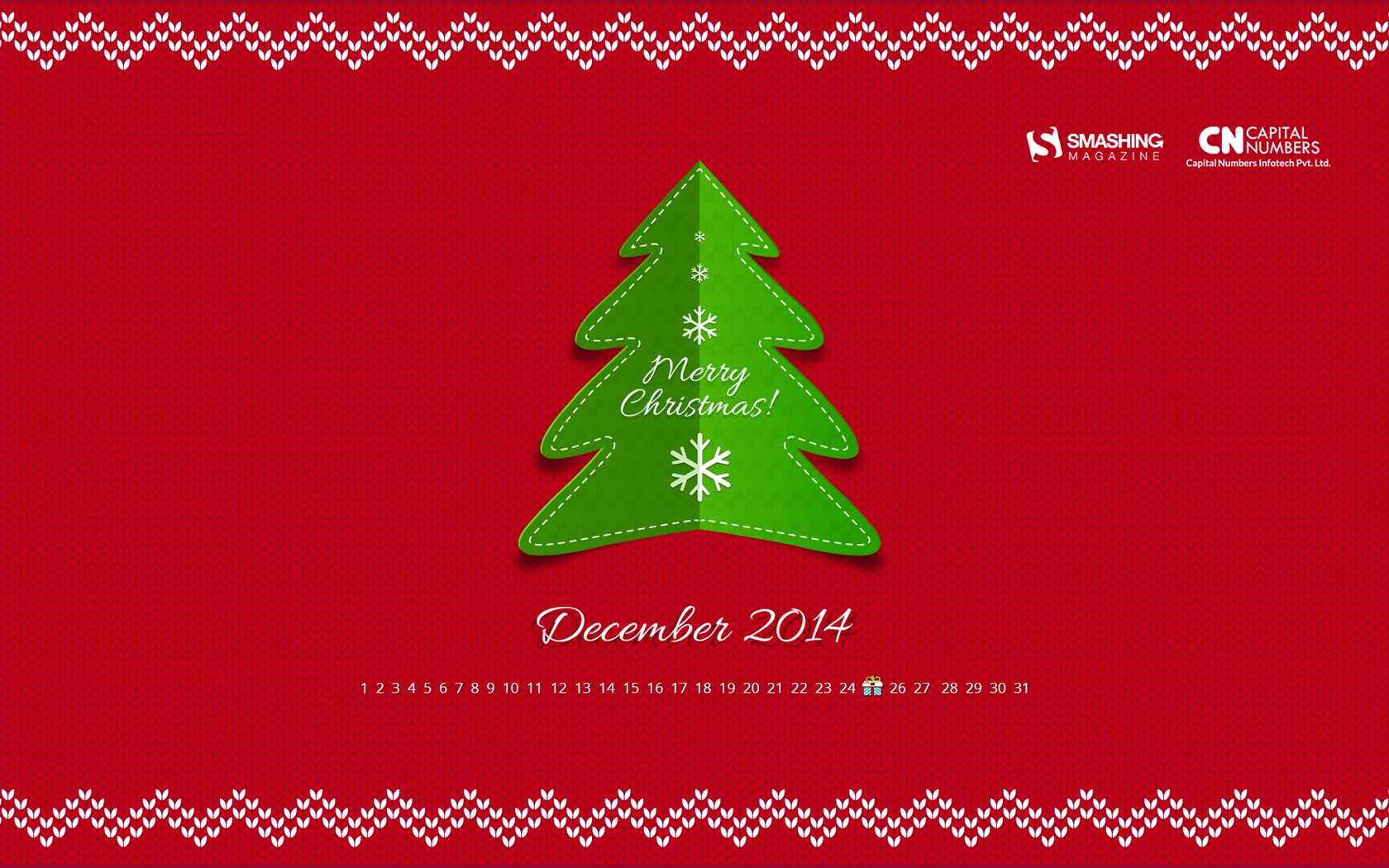 December 2014 Calendar wallpaper (2) #19 - 1680x1050