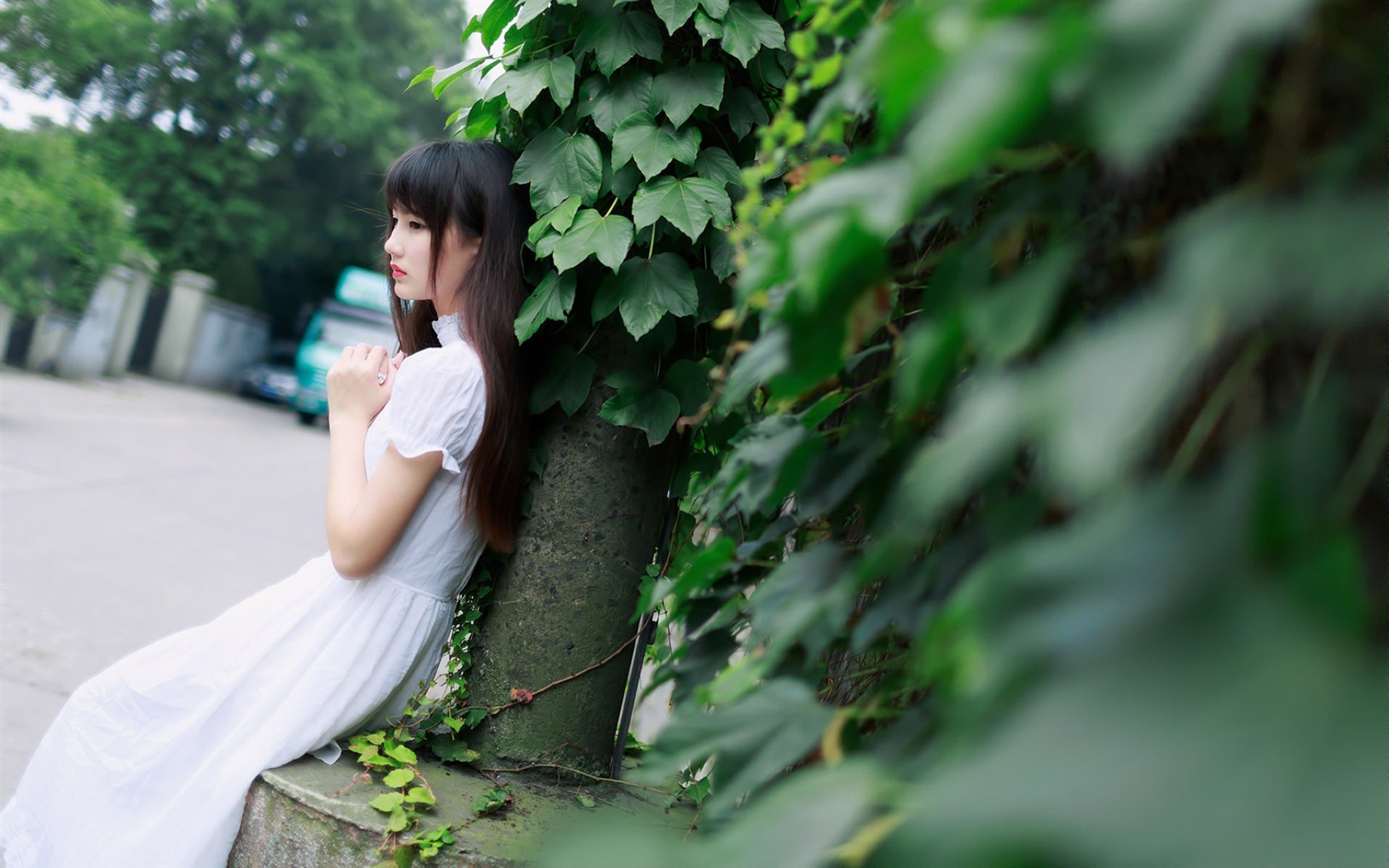 清純養眼的東方女孩 高清壁紙 #4 - 1680x1050