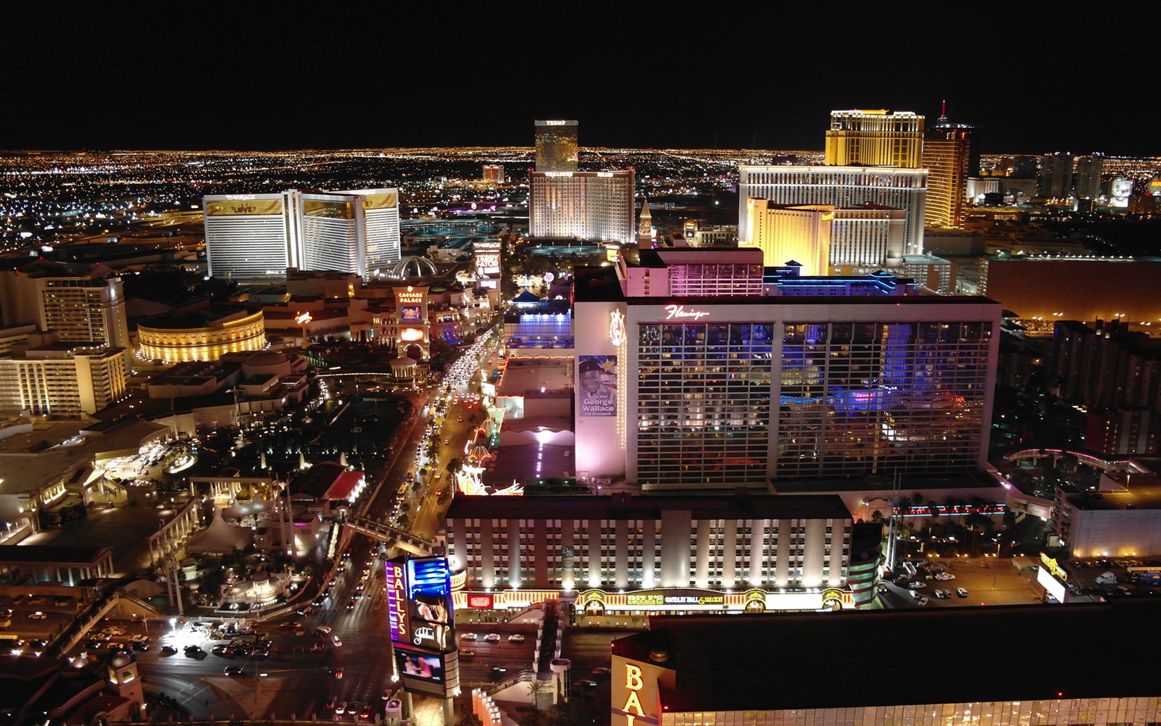 Hermosa noche en fondos de pantalla de alta definición de Las Vegas #19 - 1680x1050