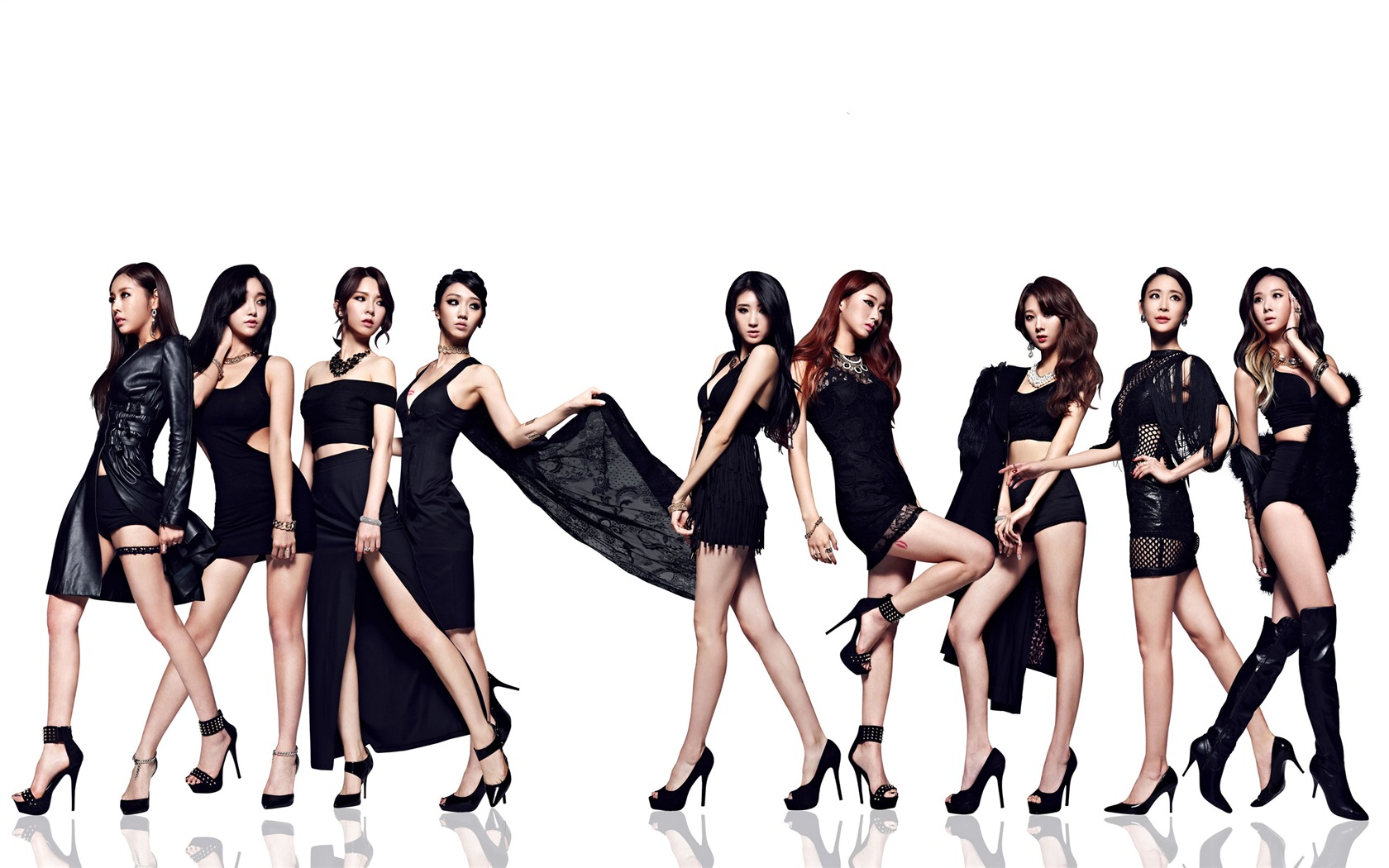 El grupo femenino de Corea wallpapers Nine Muses HD #19 - 1680x1050