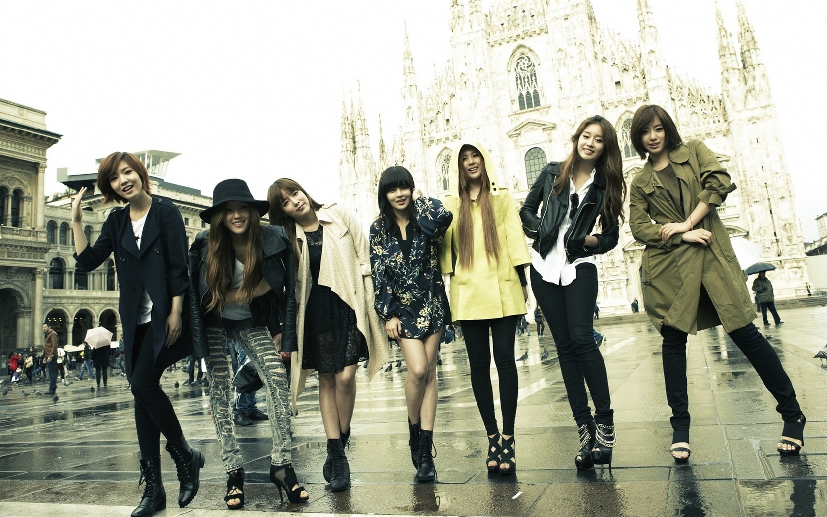 Grupo de música de T-ara, chicas coreana HD wallpaper #3 - 1680x1050