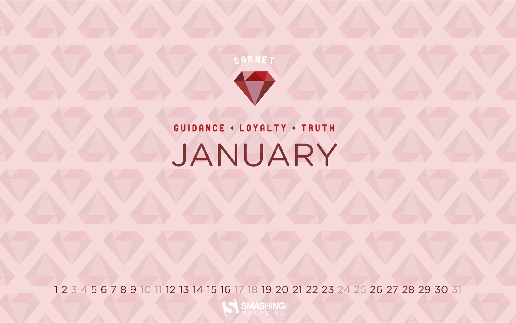 Janvier 2015 calendar fond d'écran (2) #8 - 1680x1050