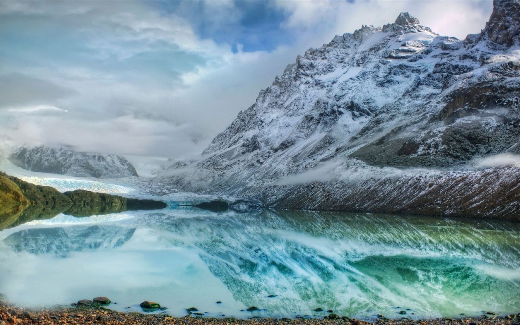 Neige d'hiver fonds d'écran HD magnifique de paysages #9 - 1680x1050