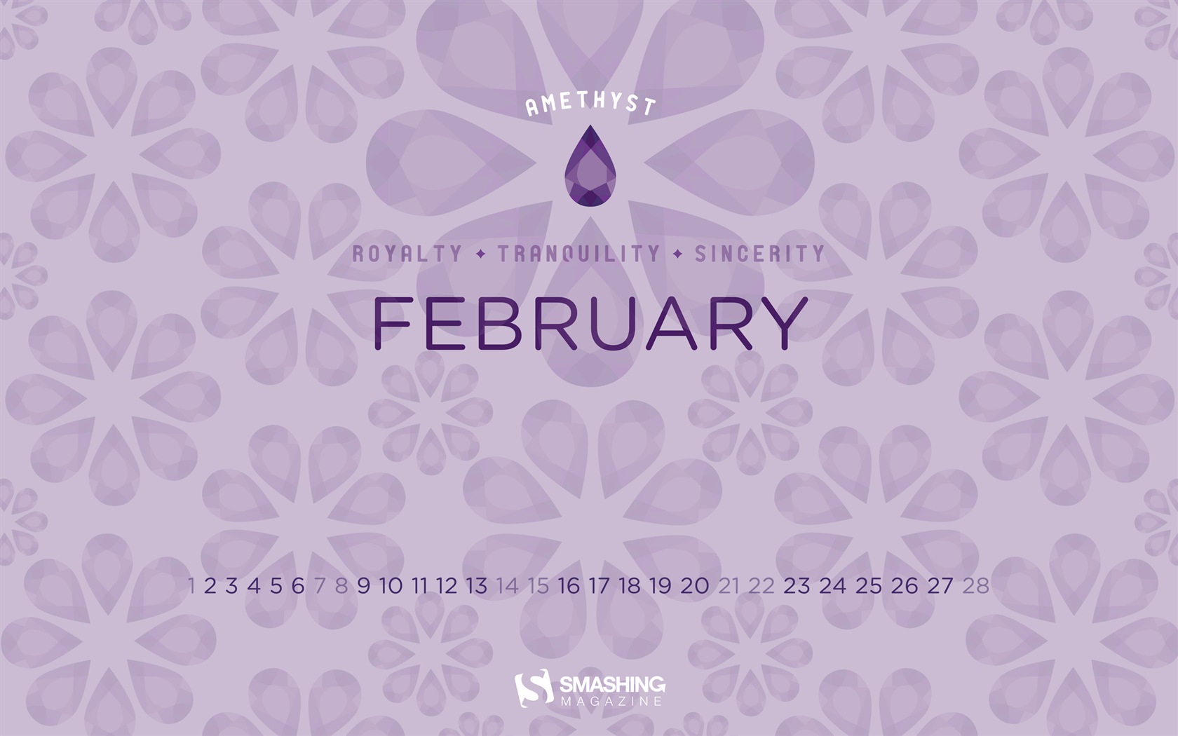 Februar 2015 Kalender Wallpaper (2) #2 - 1680x1050