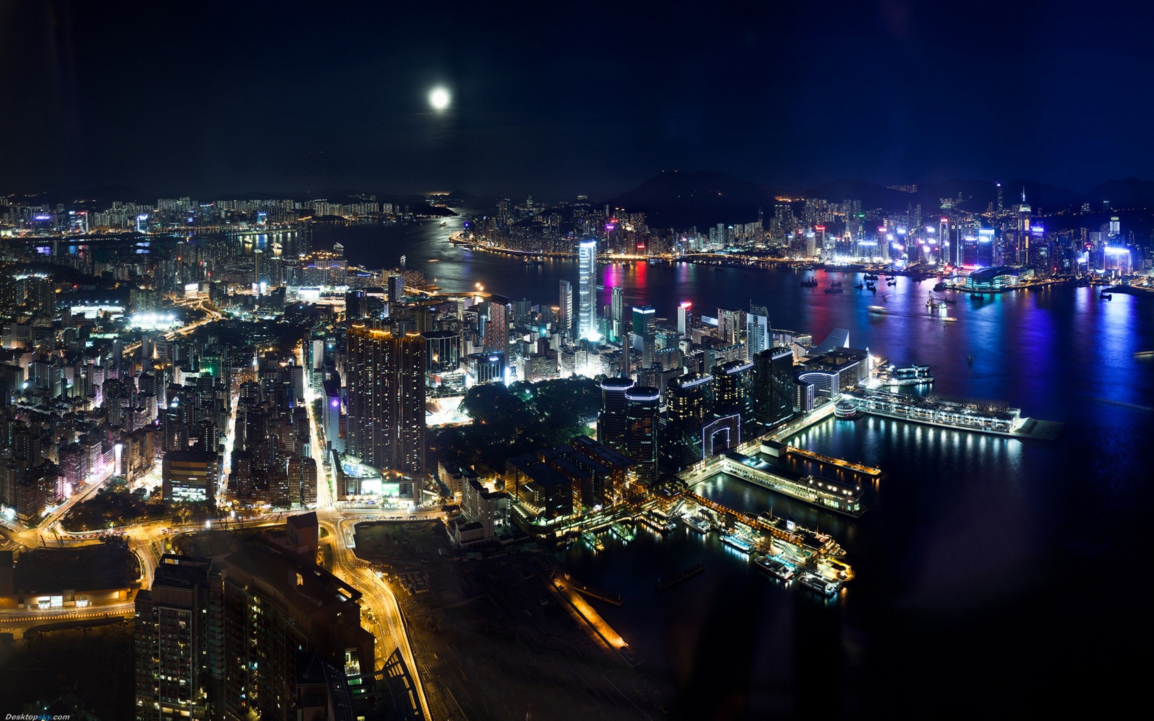 Hong Kong je Městská krajina krásné HD tapety na plochu #5 - 1680x1050