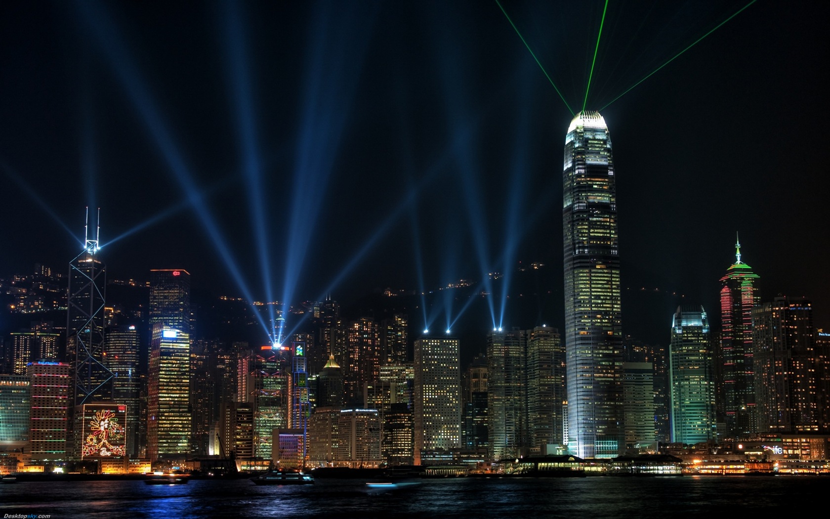 Hongkongs Stadtlandschaft schönen HD Wallpaper #14 - 1680x1050