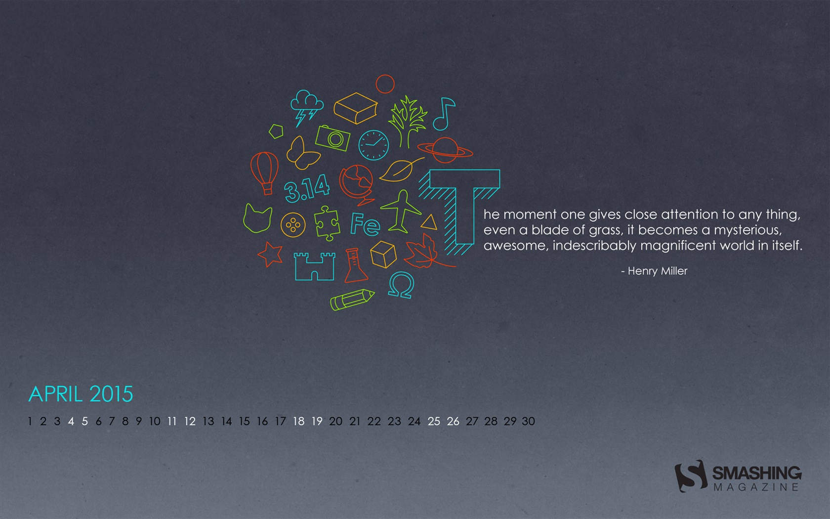 April 2015 calendar wallpaper (2) #20 - 1680x1050