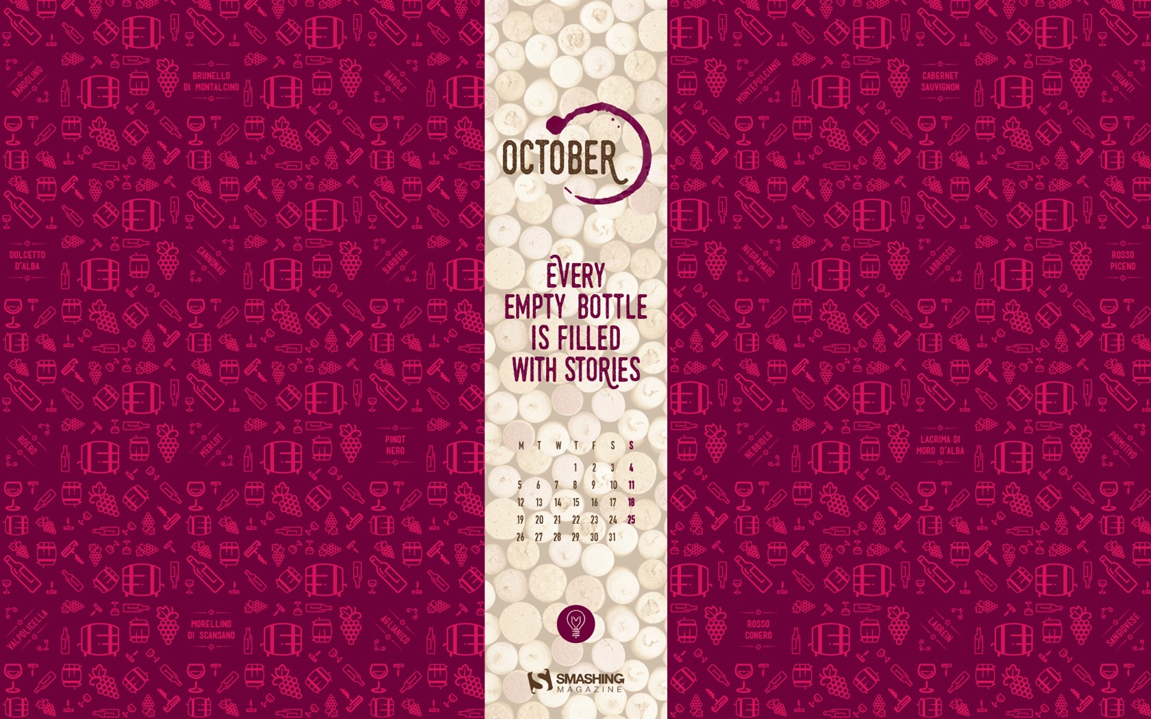 Oktober 2015 Kalender Wallpaper (2) #10 - 1680x1050