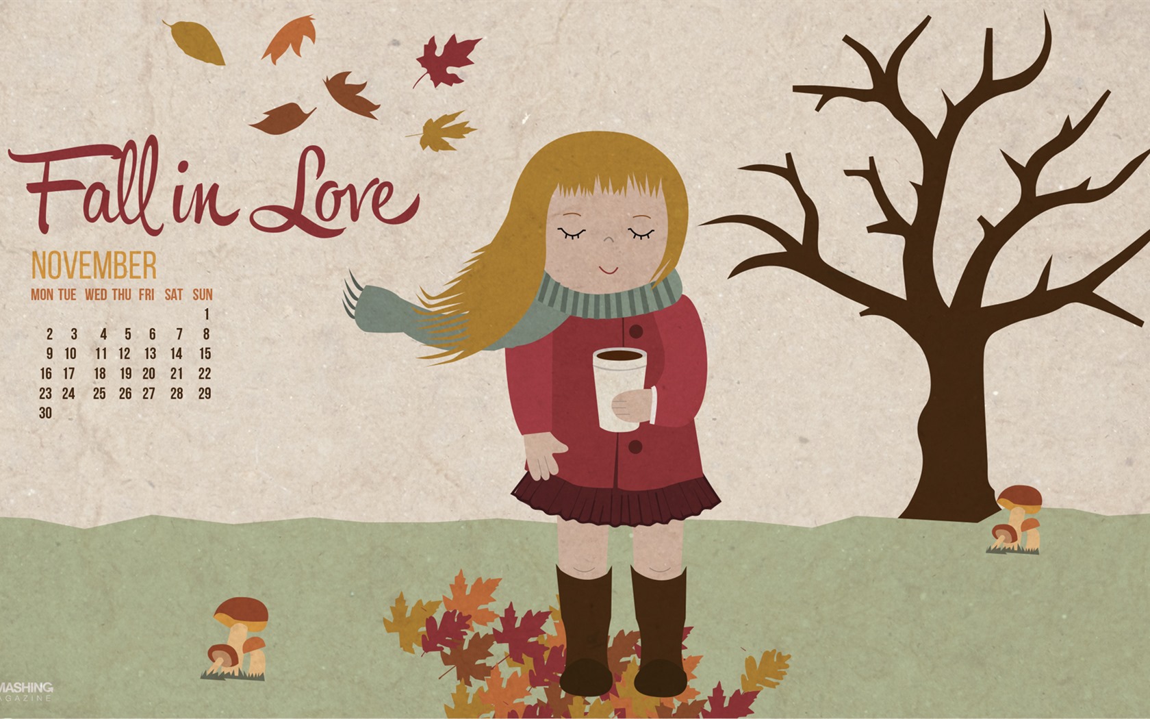 November 2015 Calendar wallpaper (2) #7 - 1680x1050