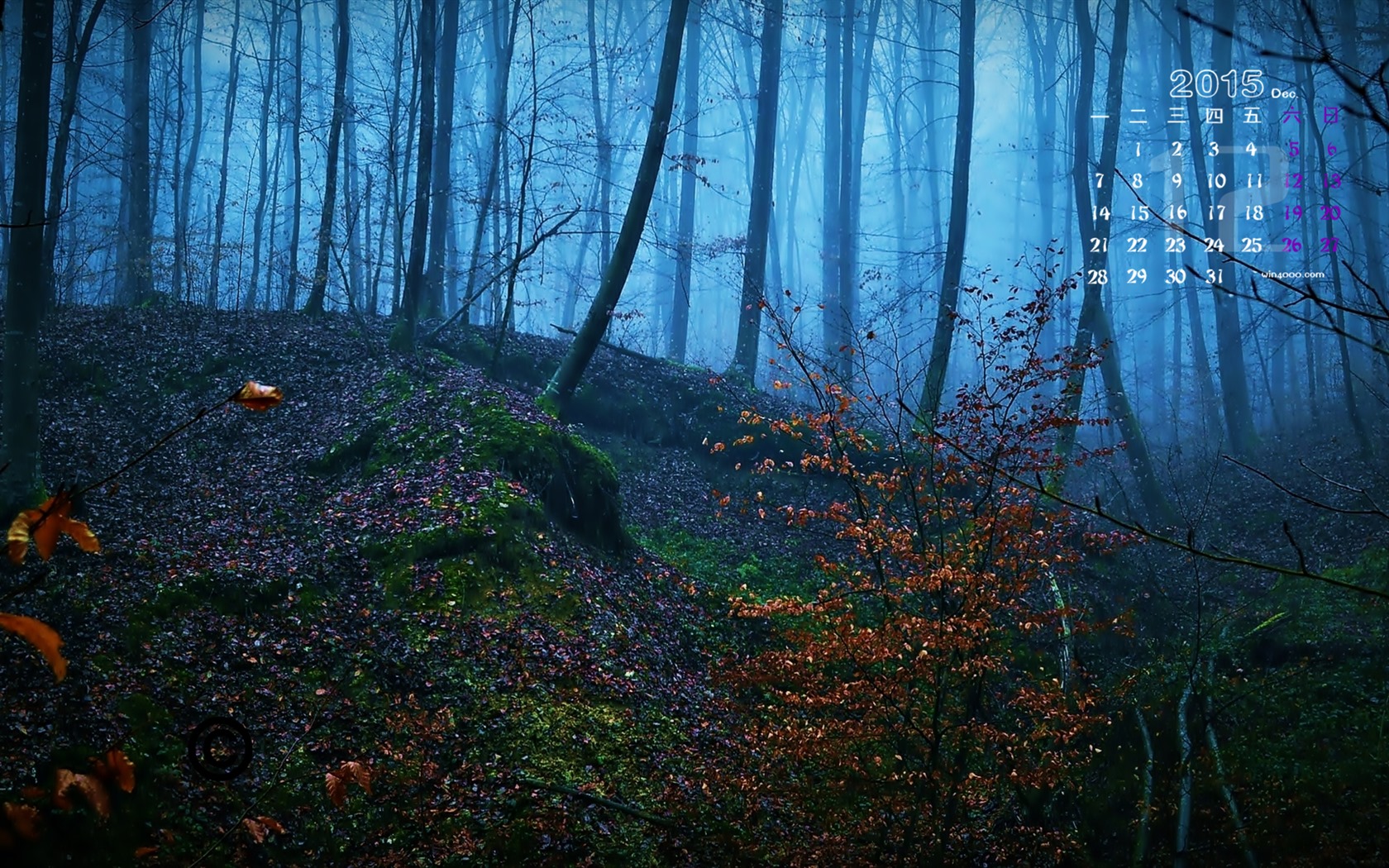 12. 2015 Kalendář tapety (1) #8 - 1680x1050