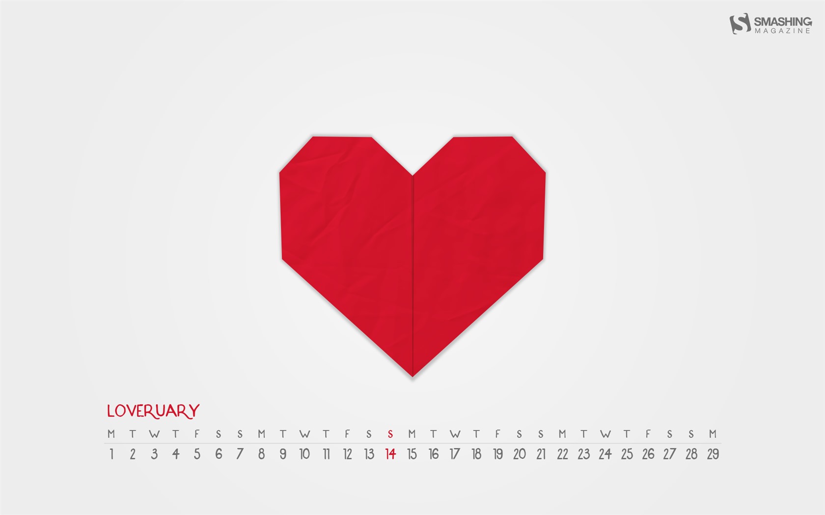 February 2016 Calendar wallpaper (2) #11 - 1680x1050