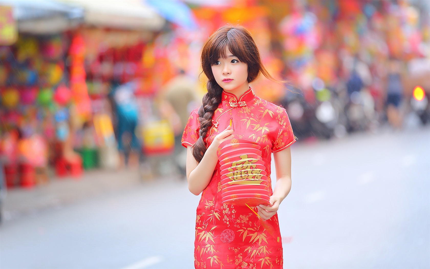 Čistá a krásná mladá Asiatka kolekce HD tapety na plochu (1) #5 - 1680x1050