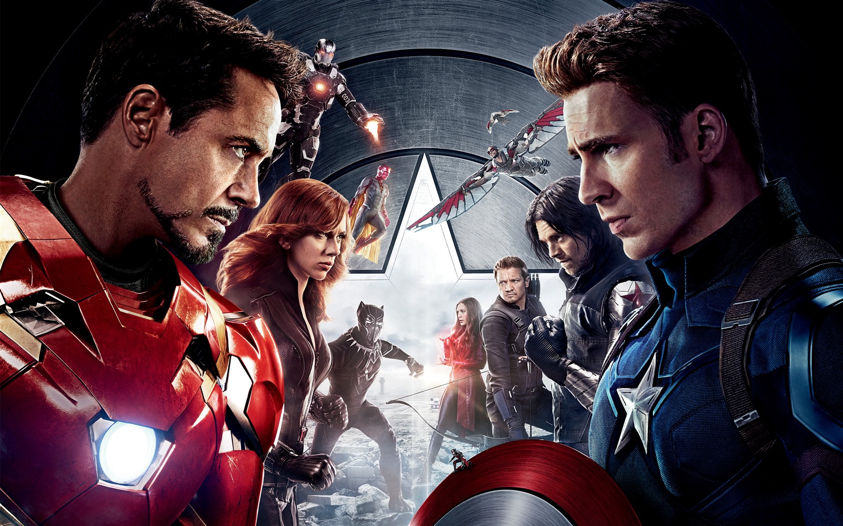 Captain America: Civil War 美國隊長3：內戰 高清壁紙 #1 - 1680x1050