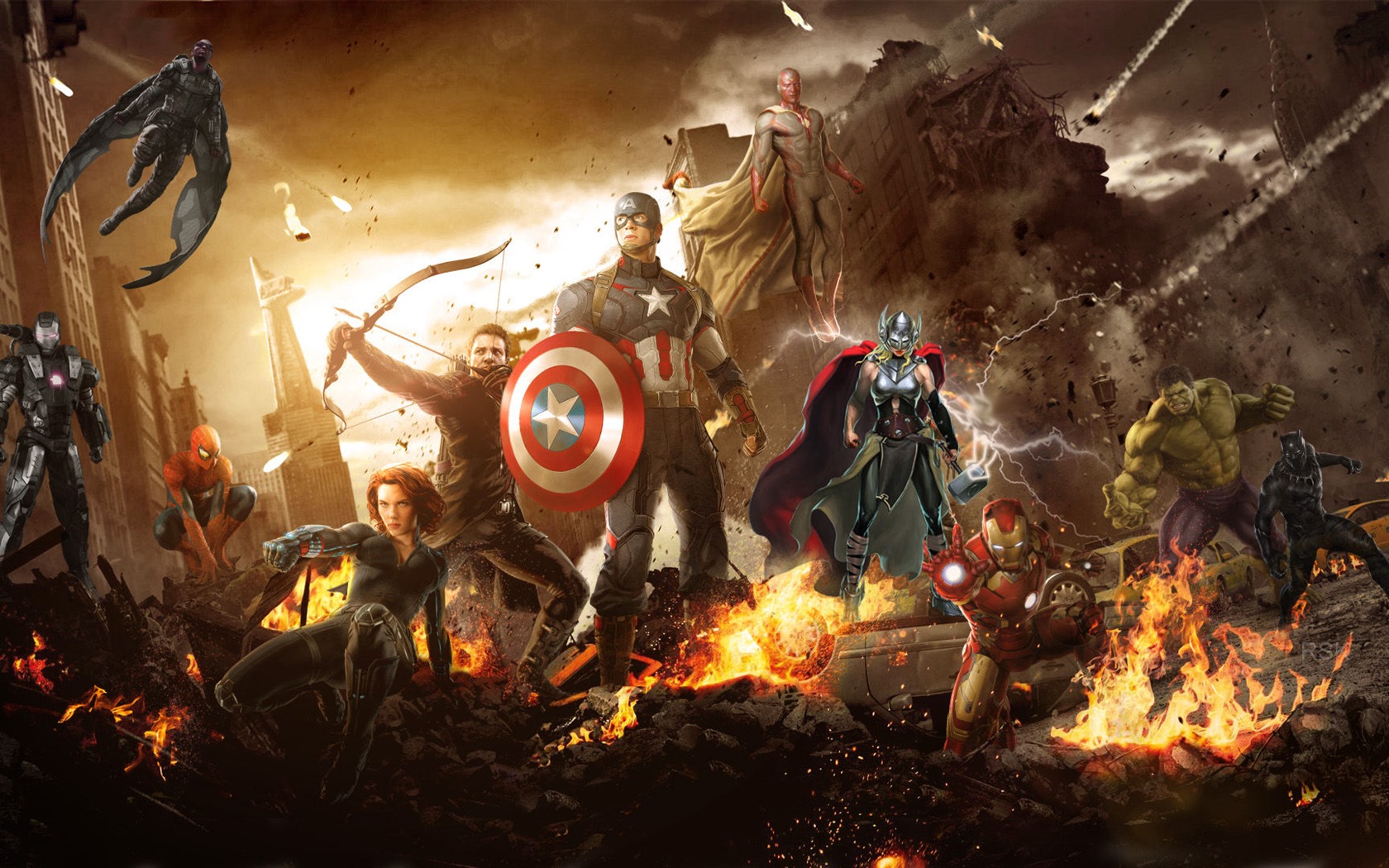Capitán América: guerra civil, fondos de pantalla de alta definición de películas #4 - 1680x1050