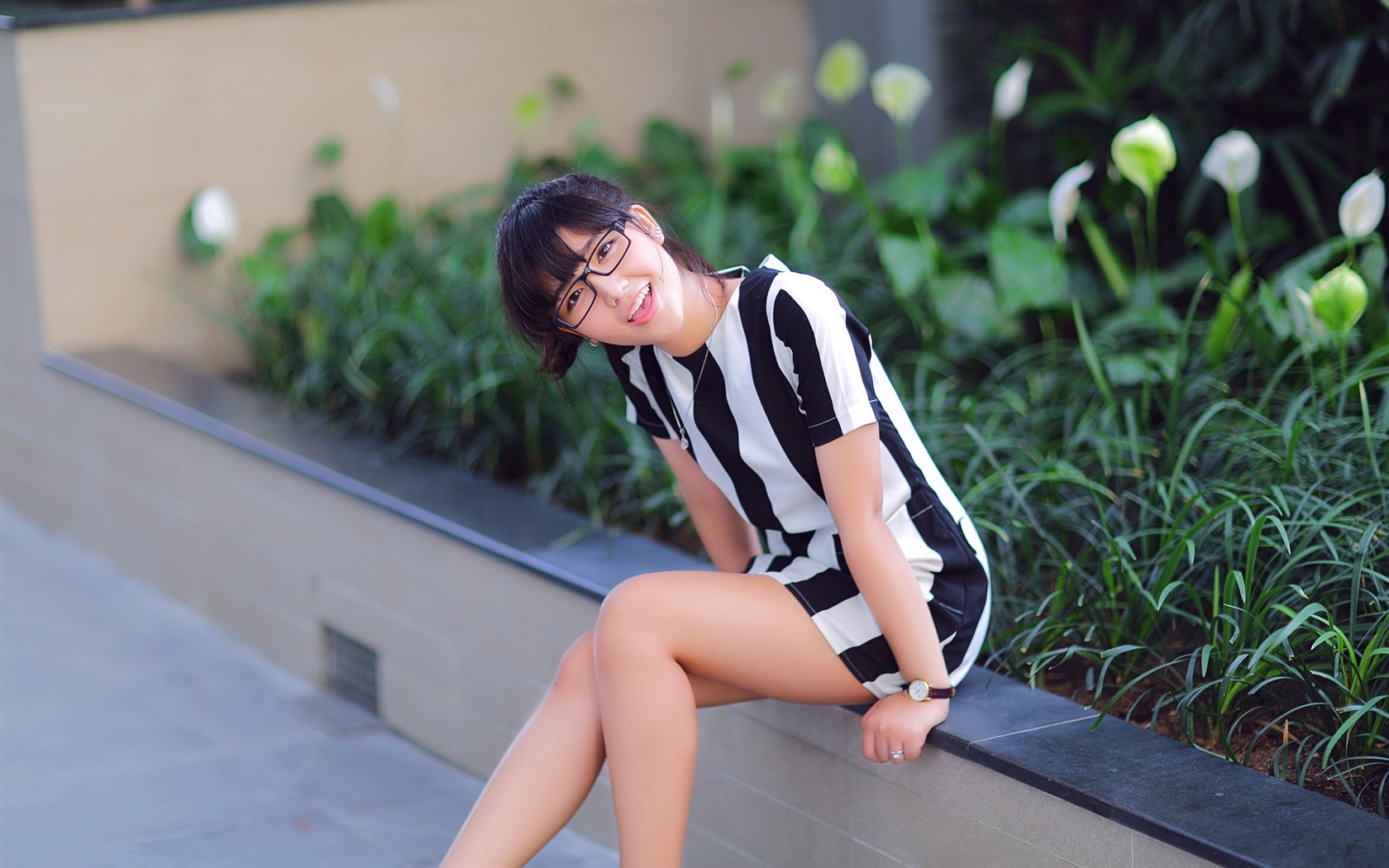 Pure and lovely young Asian girl HD wallpapers collection (2) #20 - 1680x1050