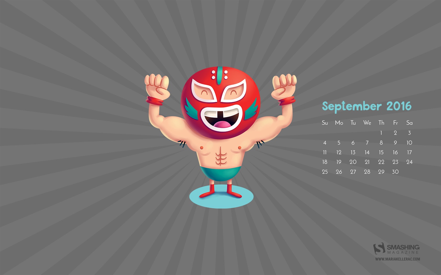 September 2016 Kalender Wallpaper (2) #20 - 1680x1050