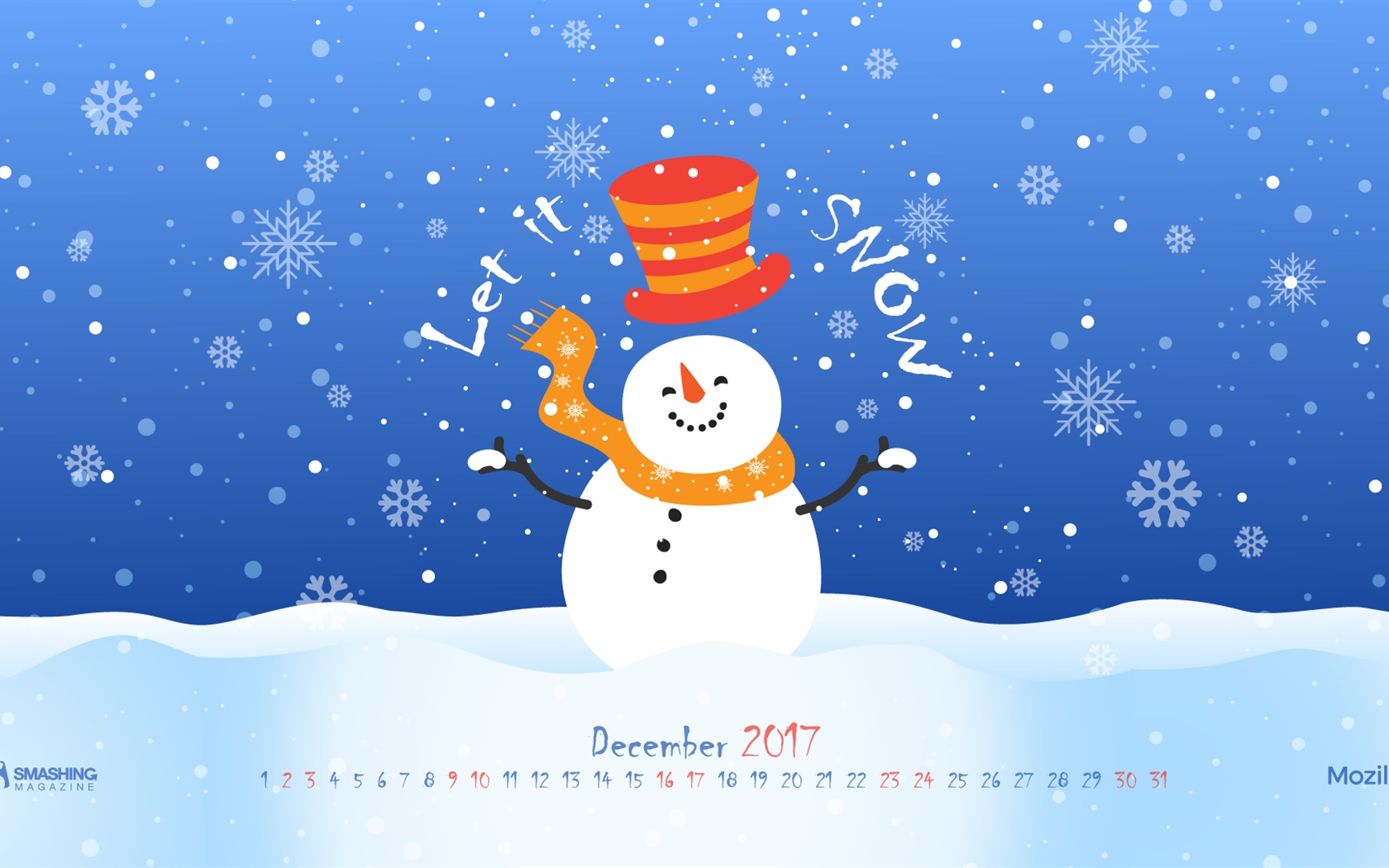 December 2017 Calendar Wallpaper #16 - 1680x1050