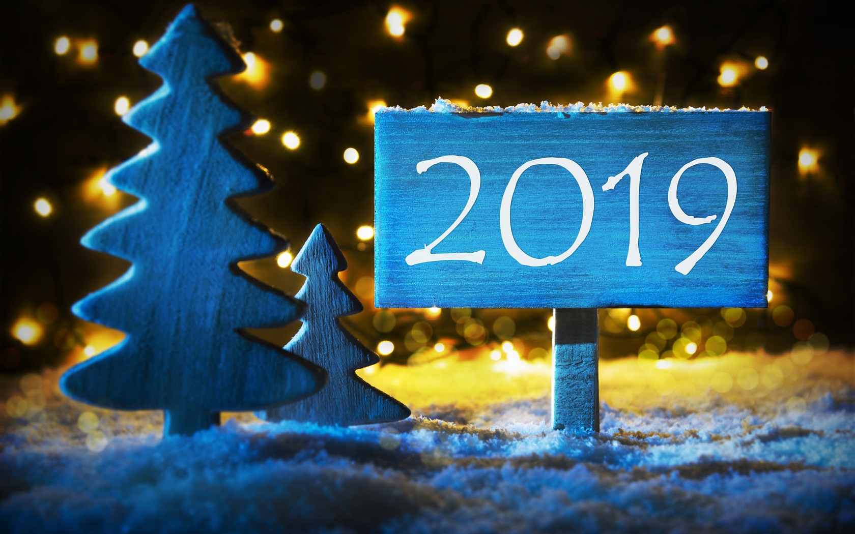 Happy New Year 2019 HD wallpapers #20 - 1680x1050