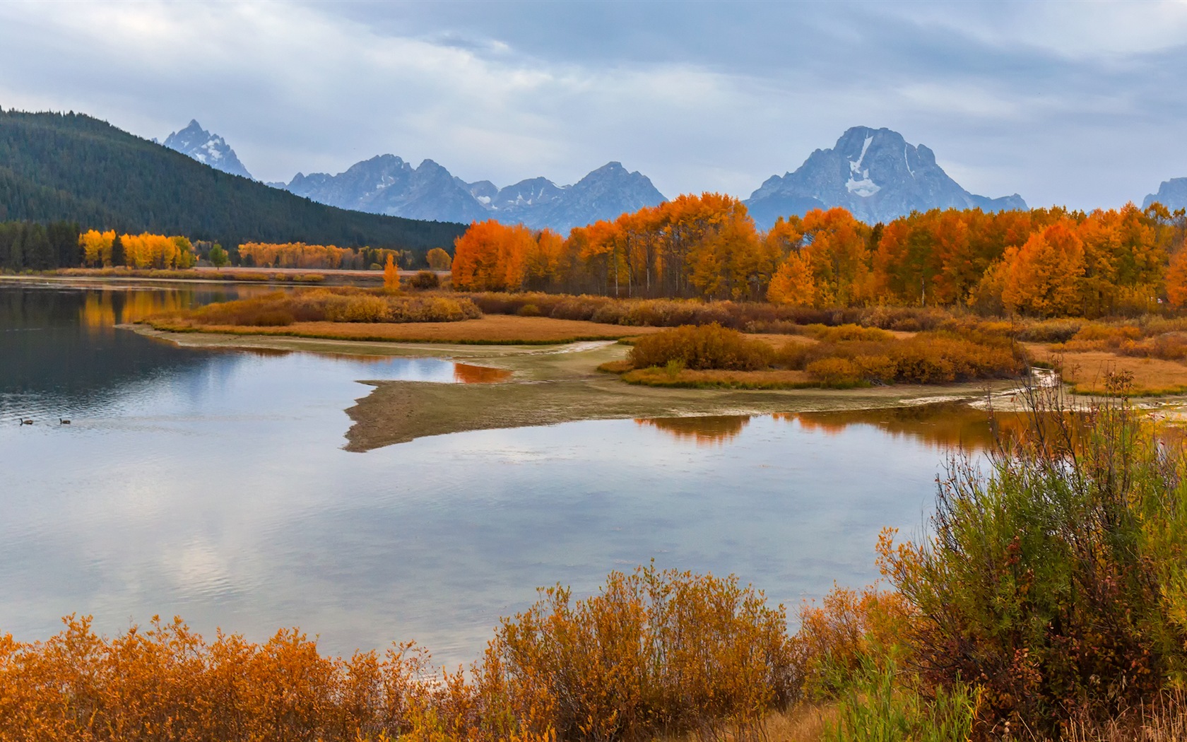 USA Grand Teton National Park nature landscape HD wallpapers #11 - 1680x1050