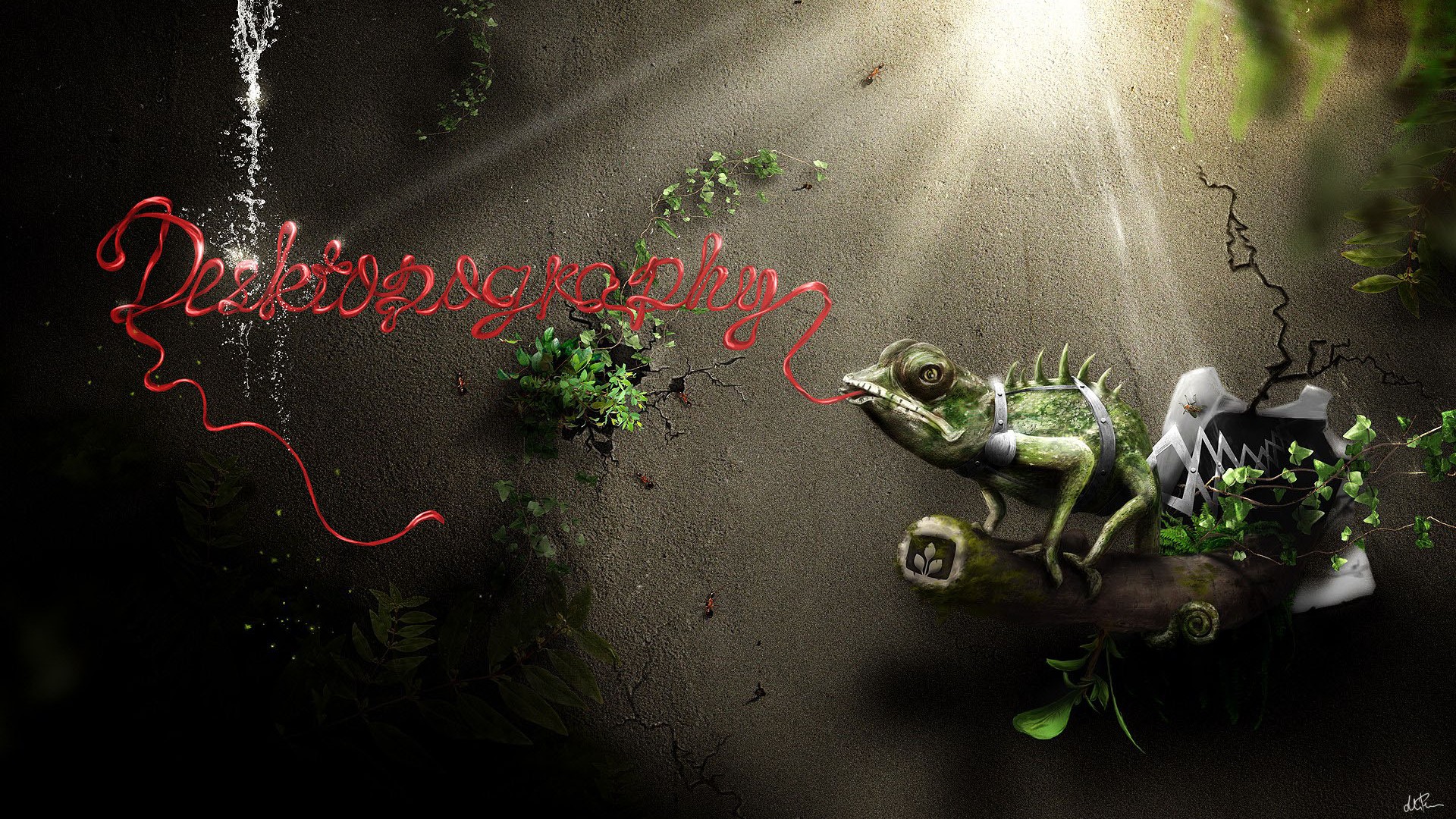 Creative synthesis of the visual wallpaper #3 - 1920x1080