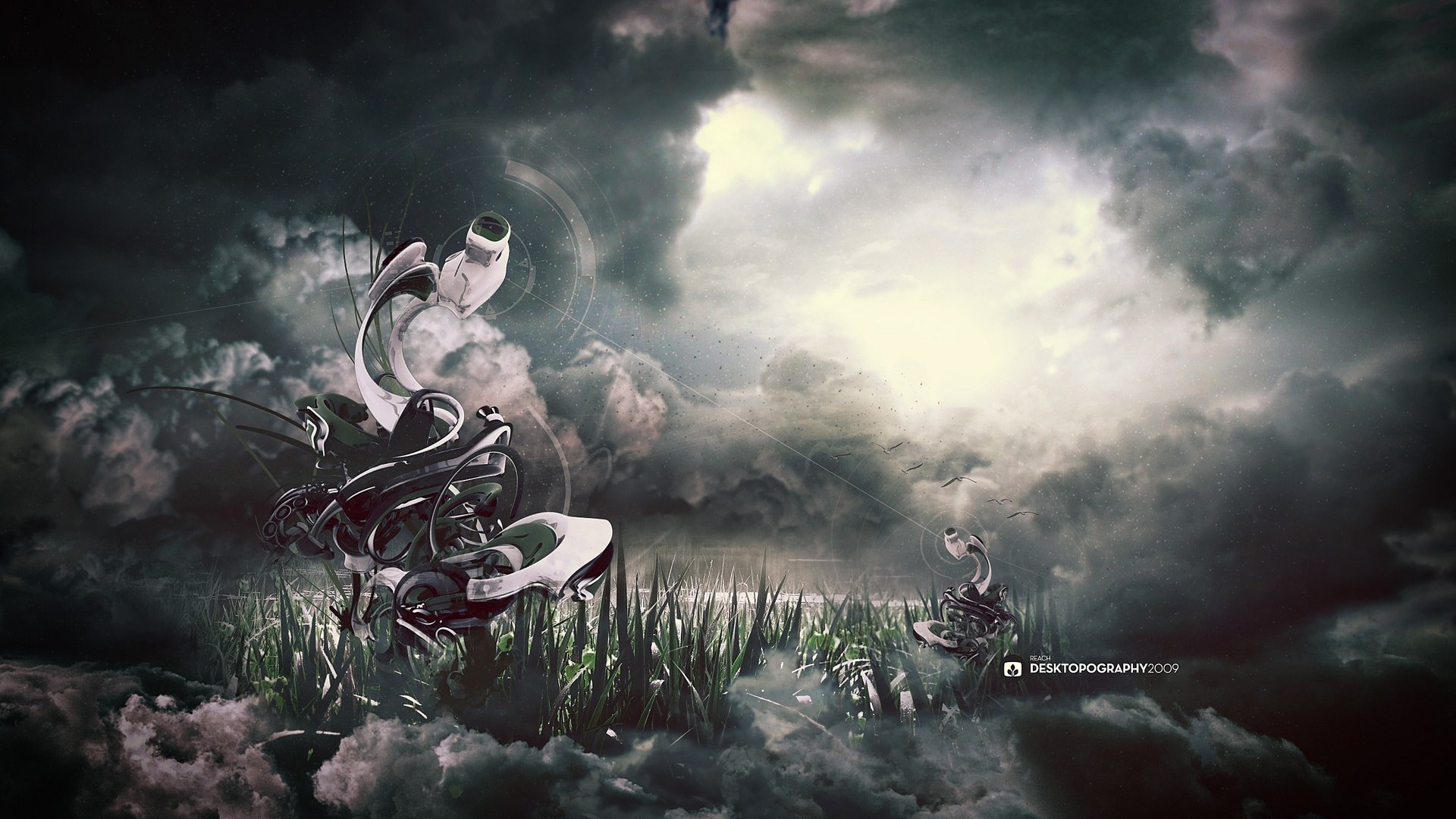 Creative synthesis of the visual wallpaper #29 - 1920x1080
