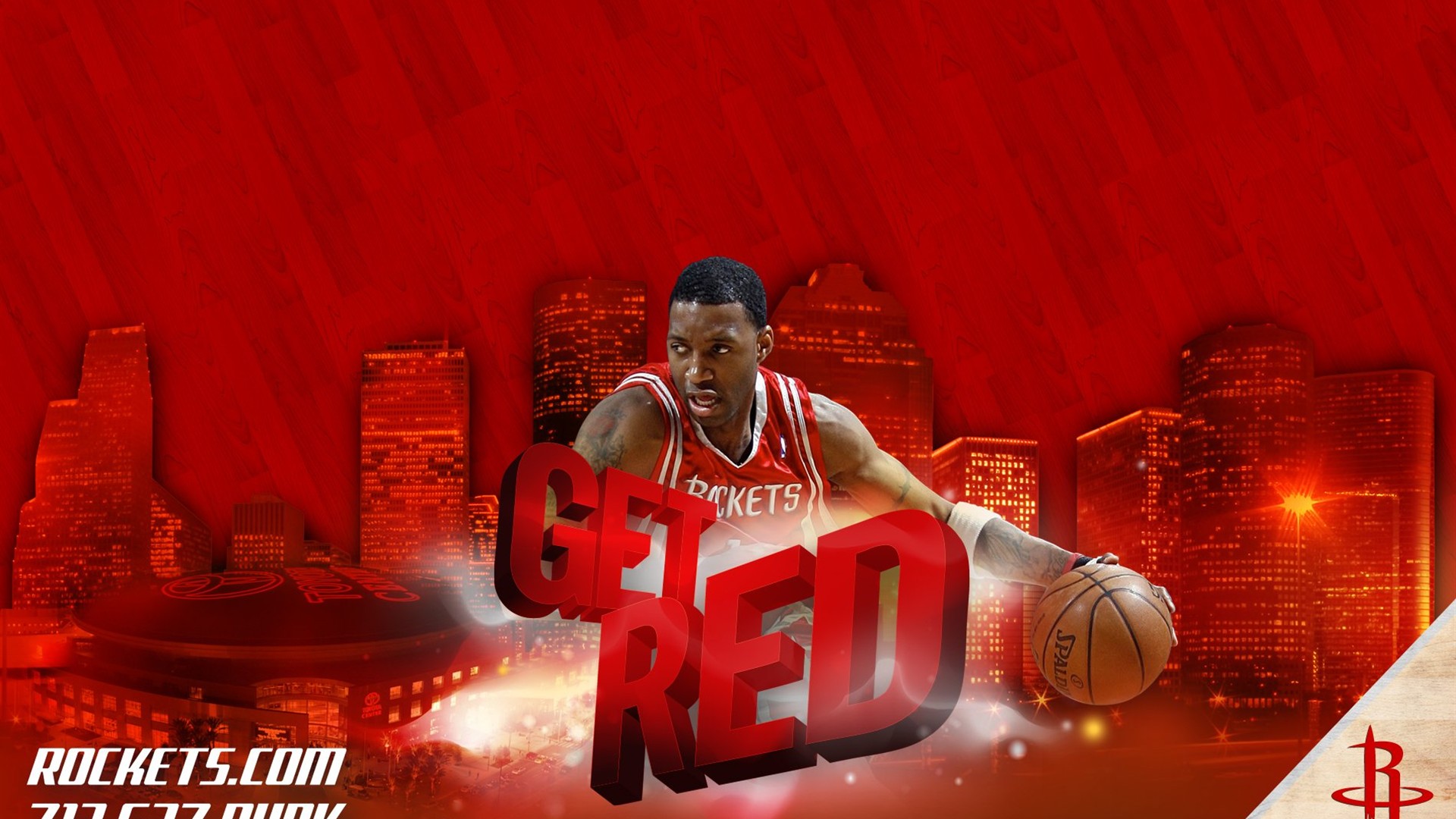 NBA Houston Rockets 2009 Playoff-Tapete #4 - 1920x1080