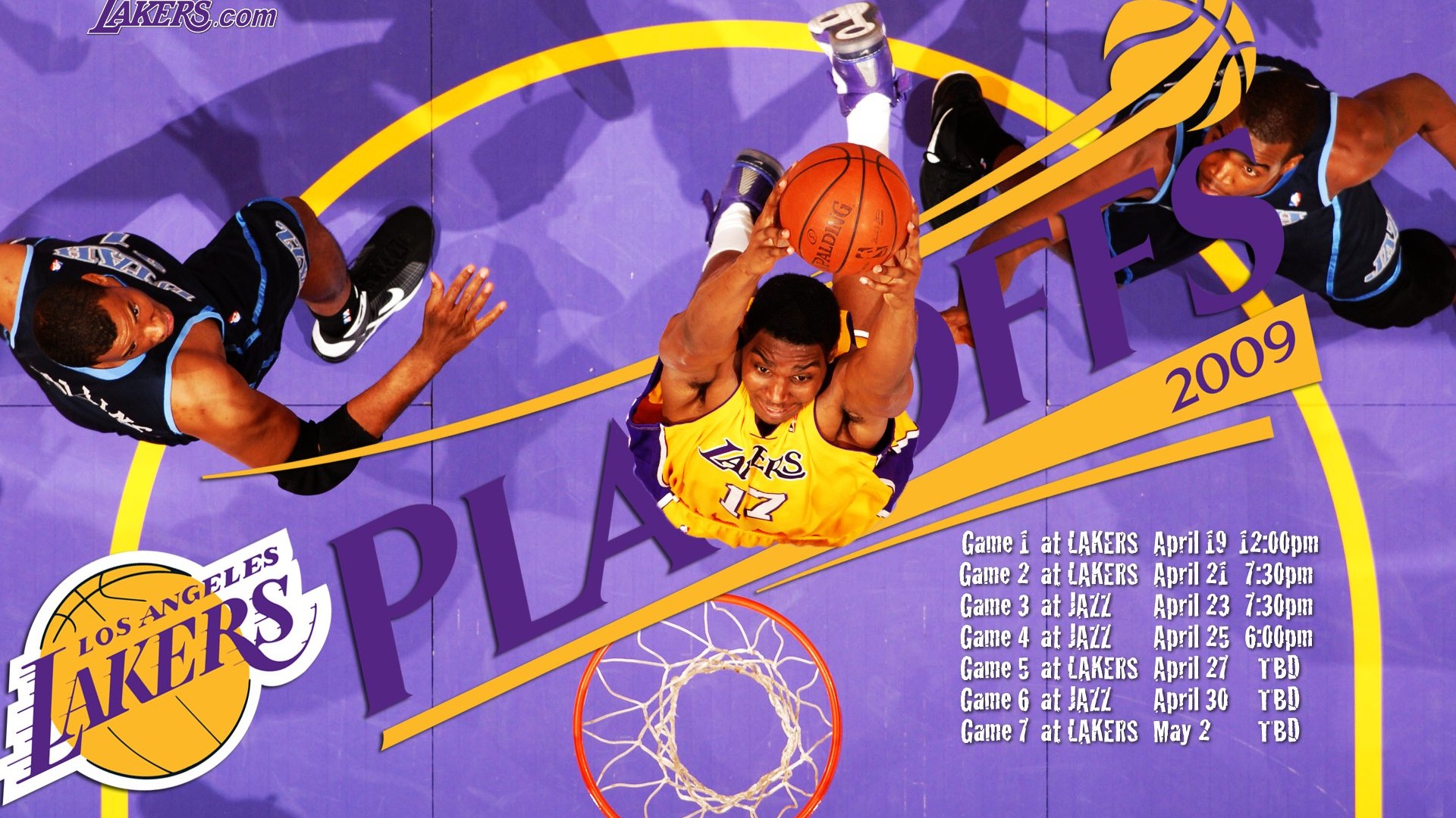 NBA2009總冠軍湖人隊壁紙 #8 - 1920x1080
