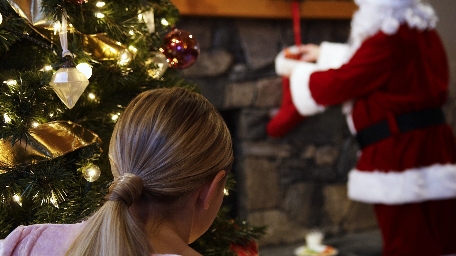 La gente celebra la Navidad Fondos de Inicio #36 - 1920x1080