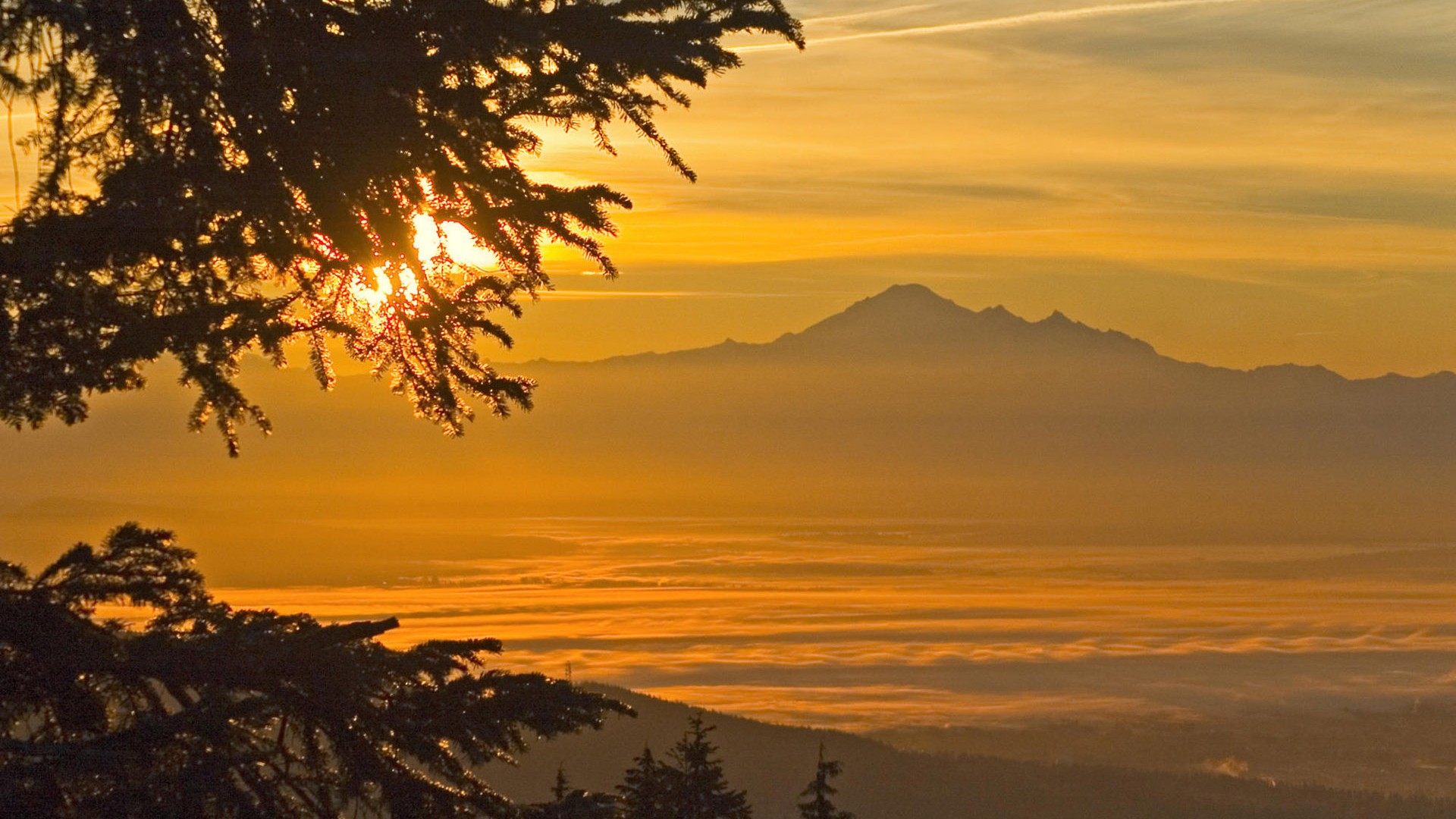 Wunderschöne Sonnenauf-und Sonnenuntergang Wallpaper #27 - 1920x1080