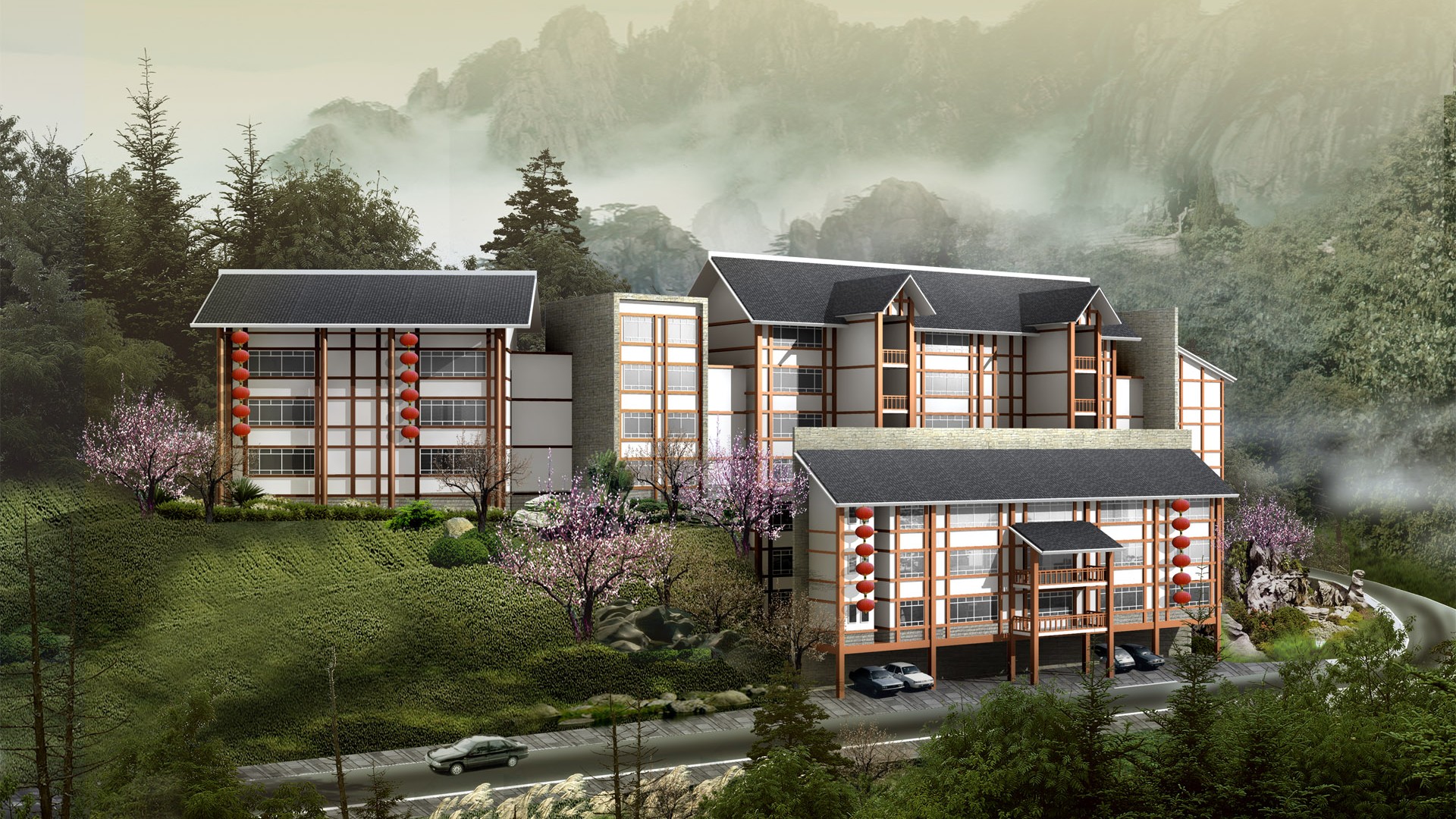 Vliv krajiny na plochu HD architektury #7 - 1920x1080