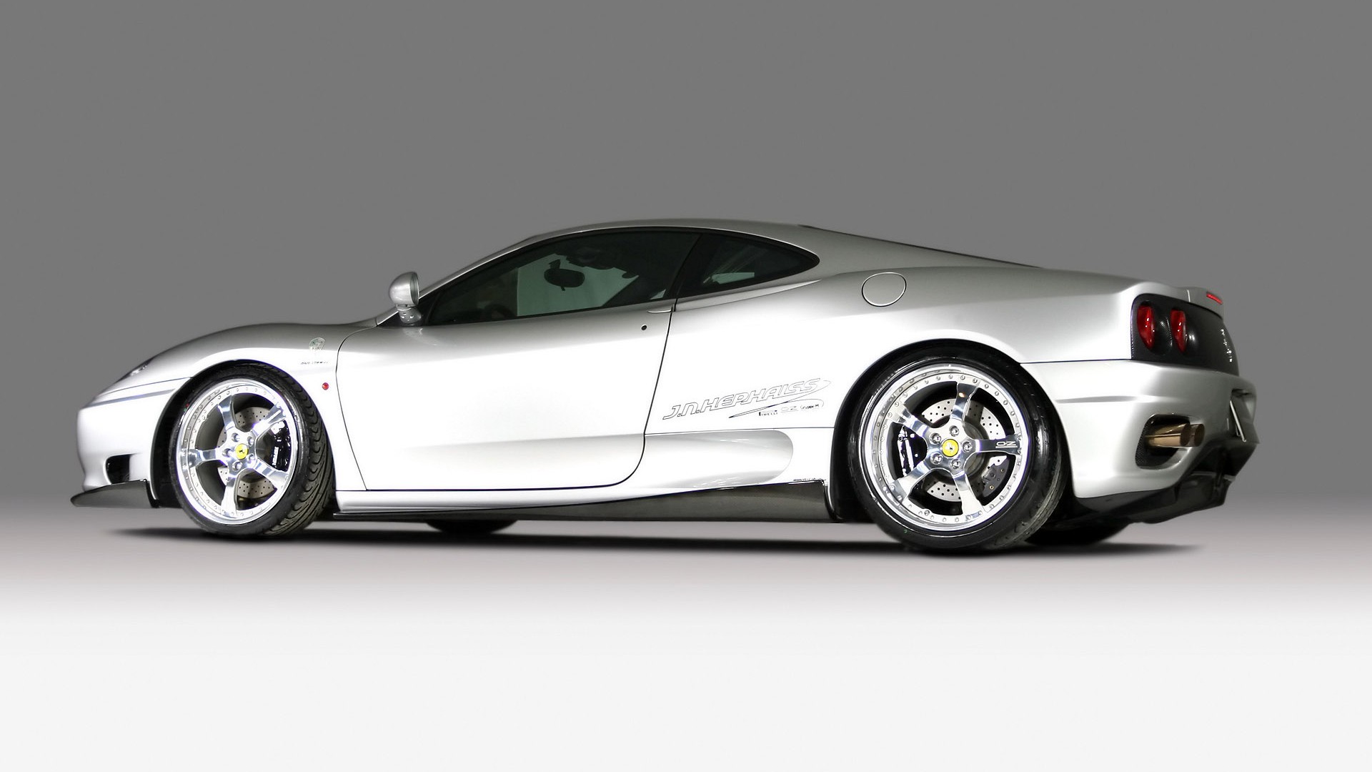 White Skull Ferrari F430 Wallpapers #8 - 1920x1080