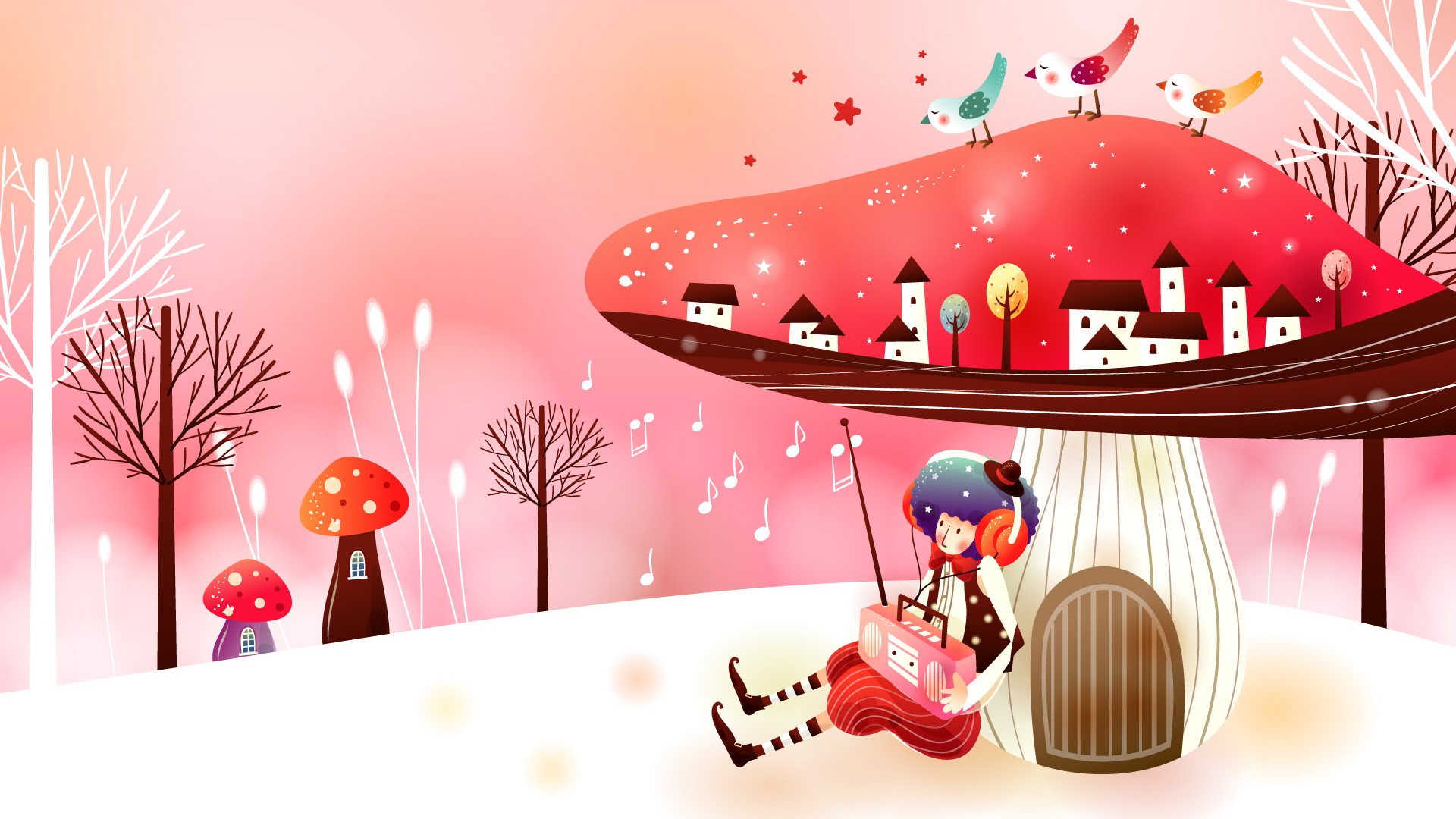 夢幻童話 卡通壁紙 #1 - 1920x1080