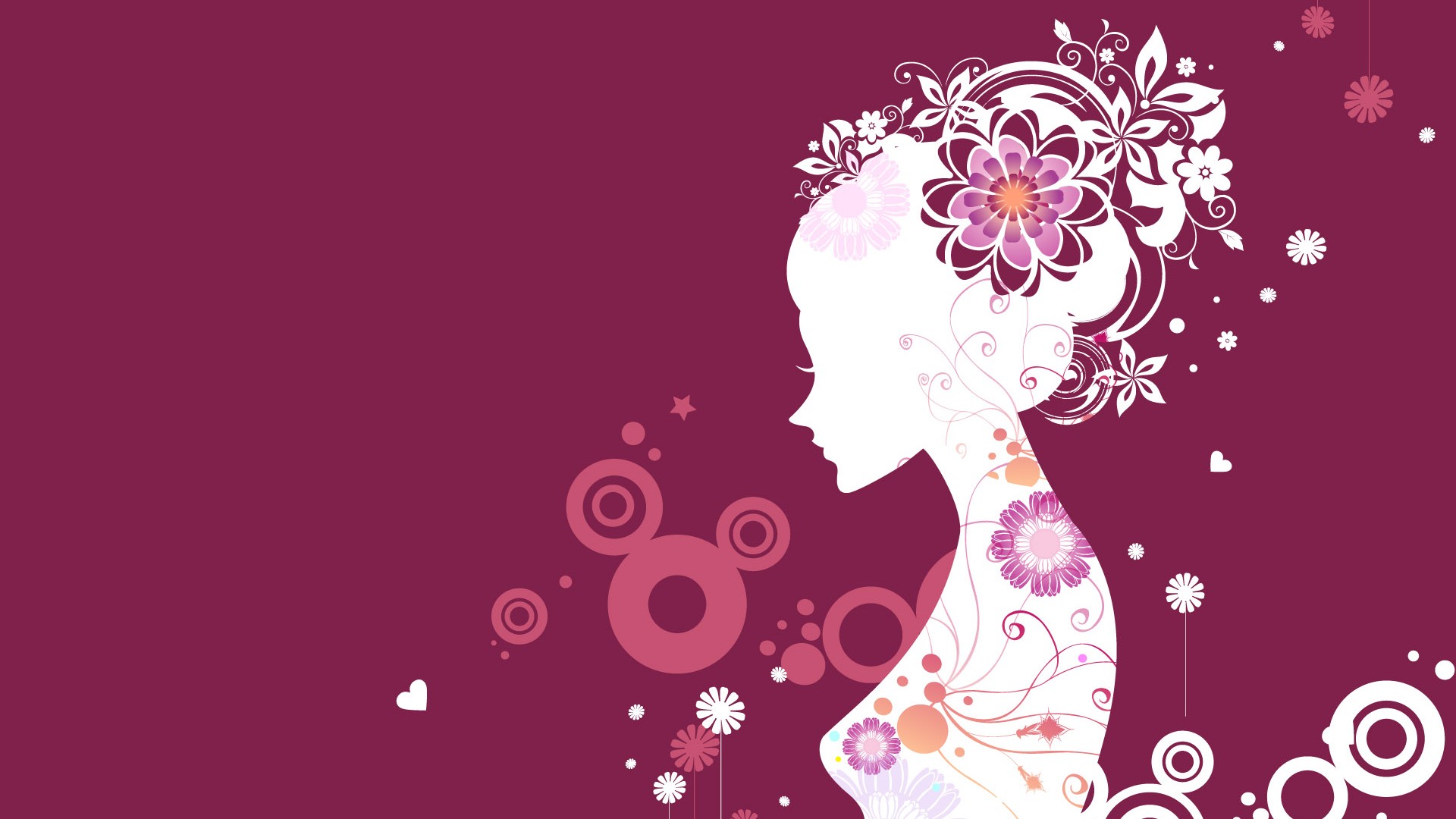 Vector Woman Tapete #34 - 1920x1080