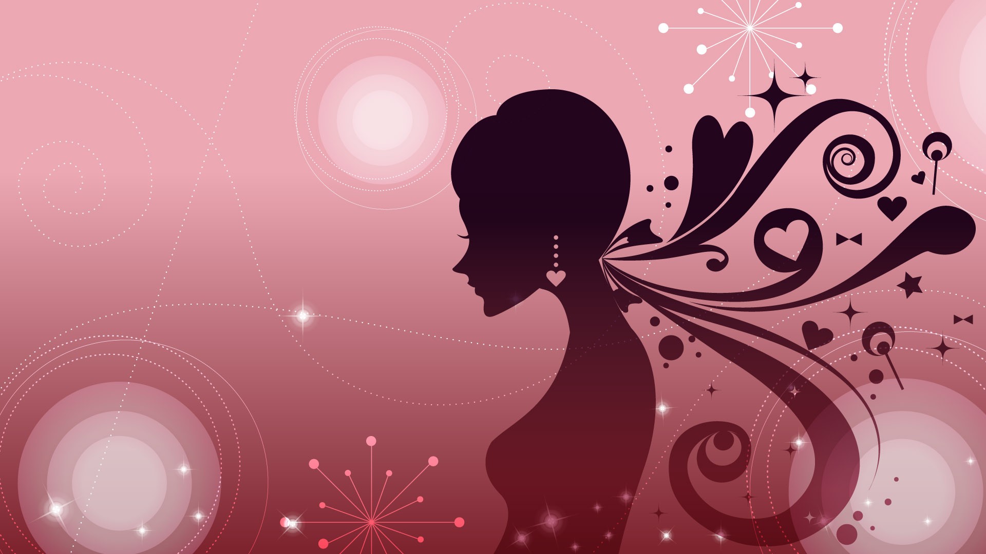 Vector Woman wallpaper #35 - 1920x1080