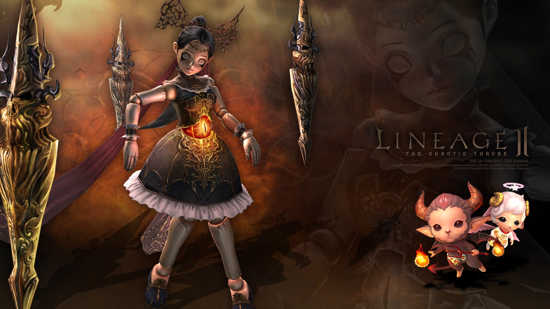 LINEAGE Ⅱ Modellierung HD-Gaming-Wallpaper #19 - 1920x1080