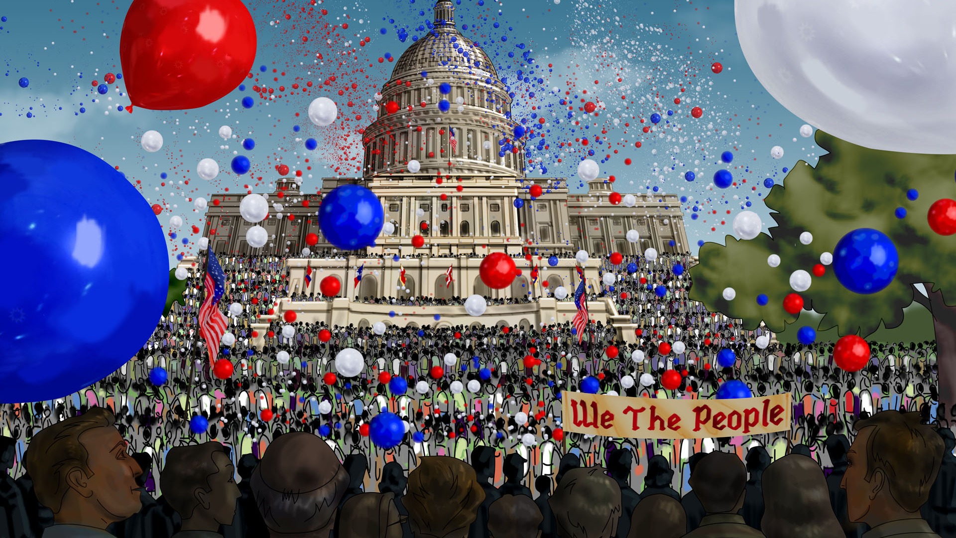 U. S. Independence Day Thema Tapete #26 - 1920x1080