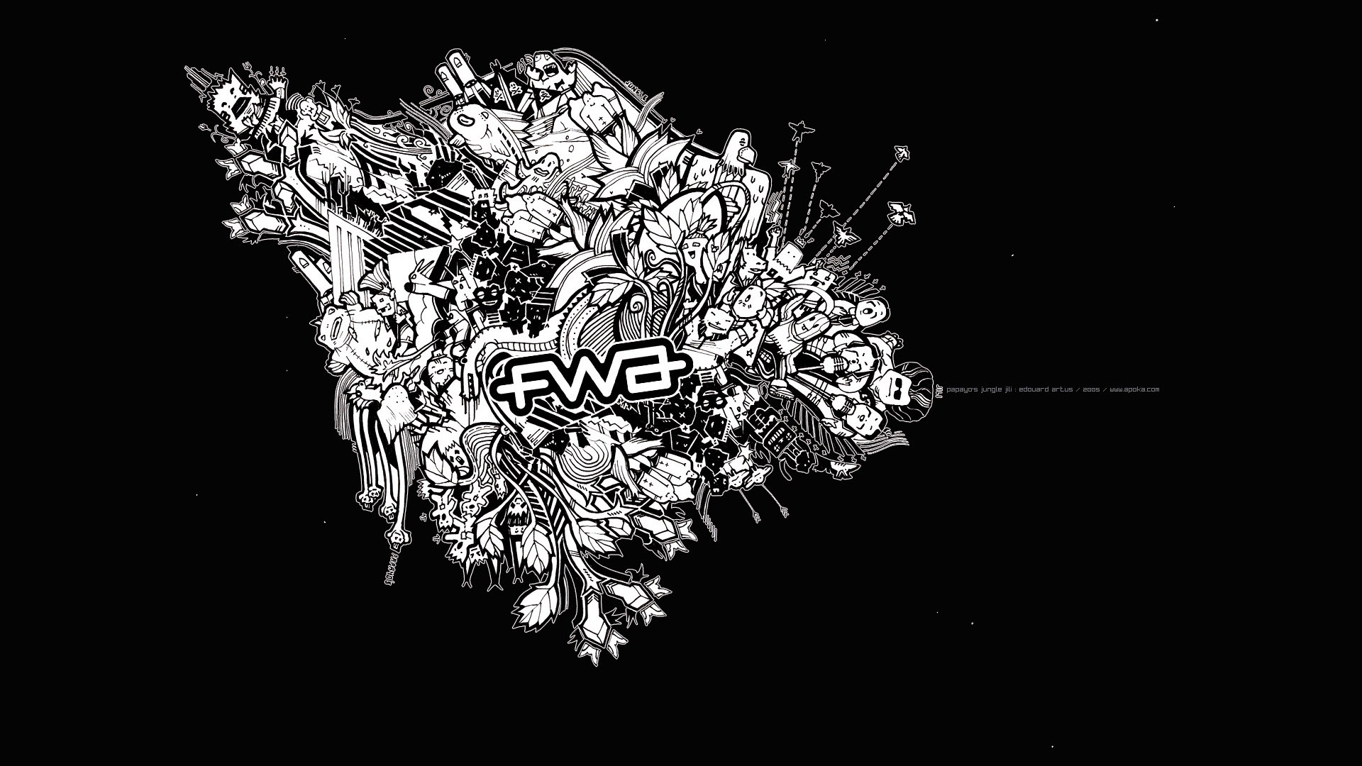 FWA黑色專輯壁紙 #24 - 1920x1080
