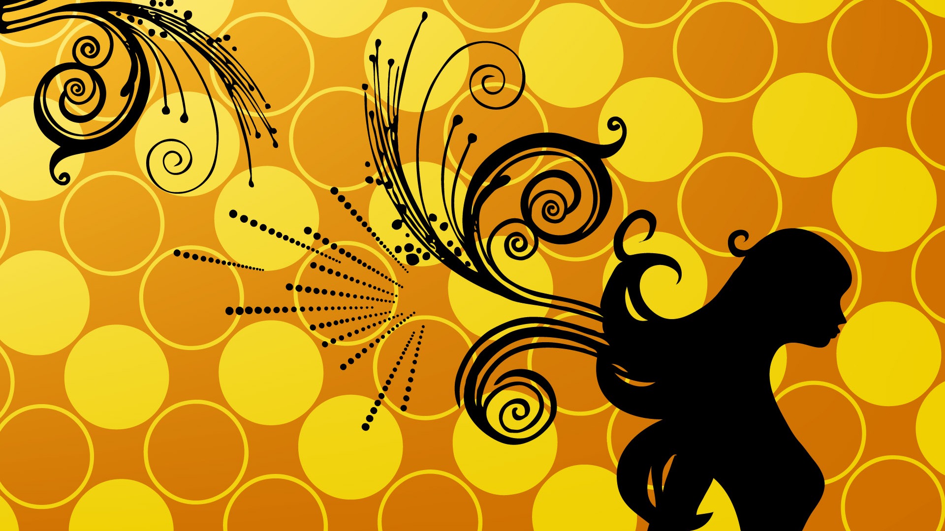 Vector woman wallpaper album (1) #16 - 1920x1080