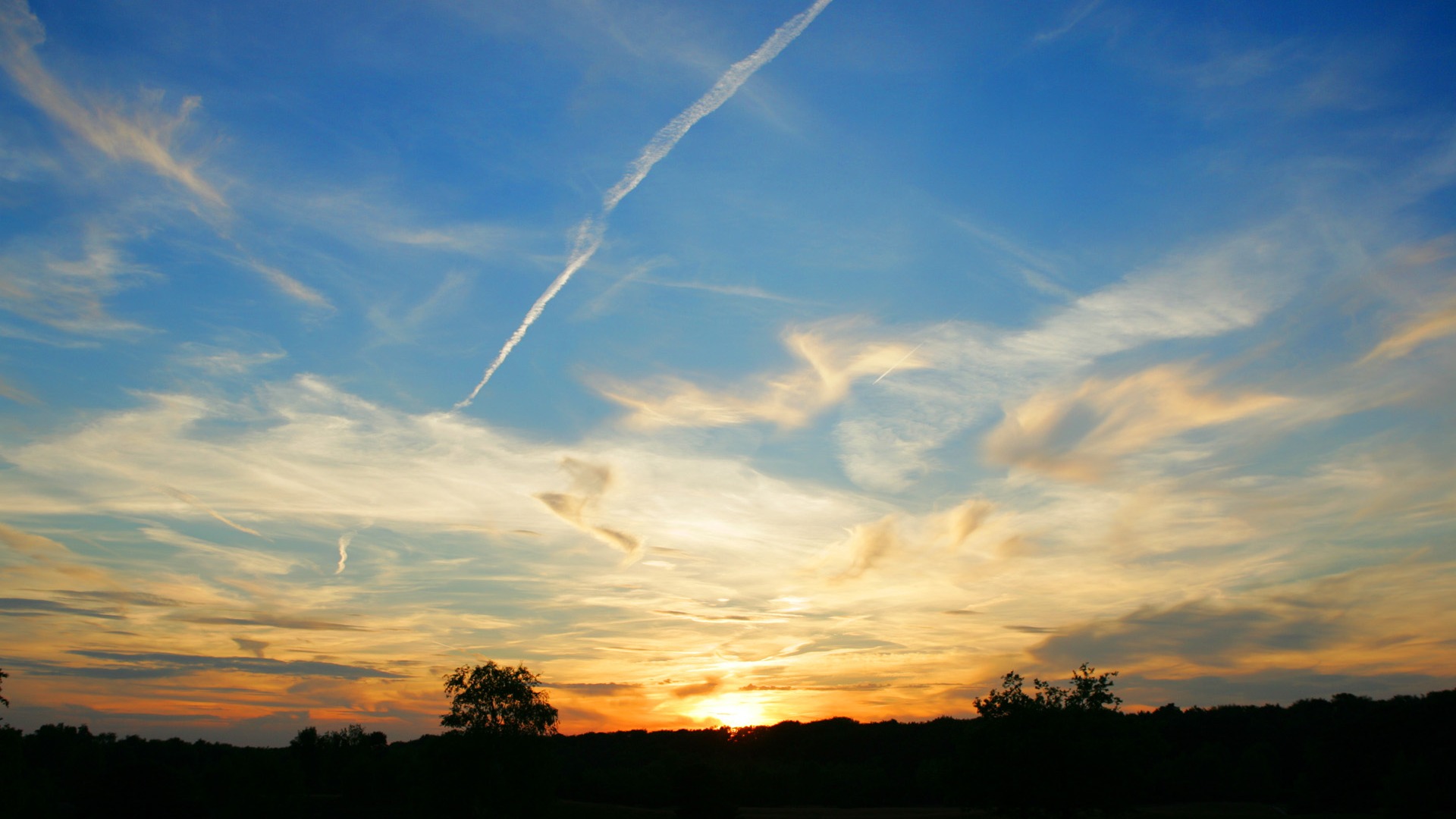 Glow du coucher du soleil HD Wallpaper exquise (1) #7 - 1920x1080