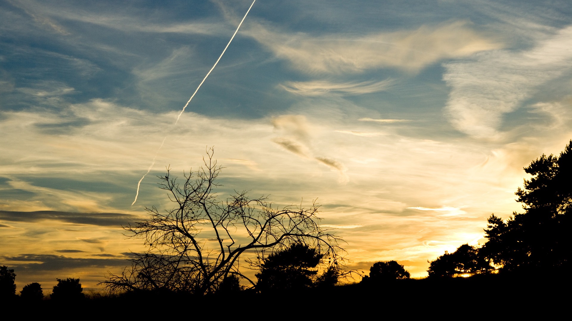 Glow du coucher du soleil HD Wallpaper exquise (1) #15 - 1920x1080