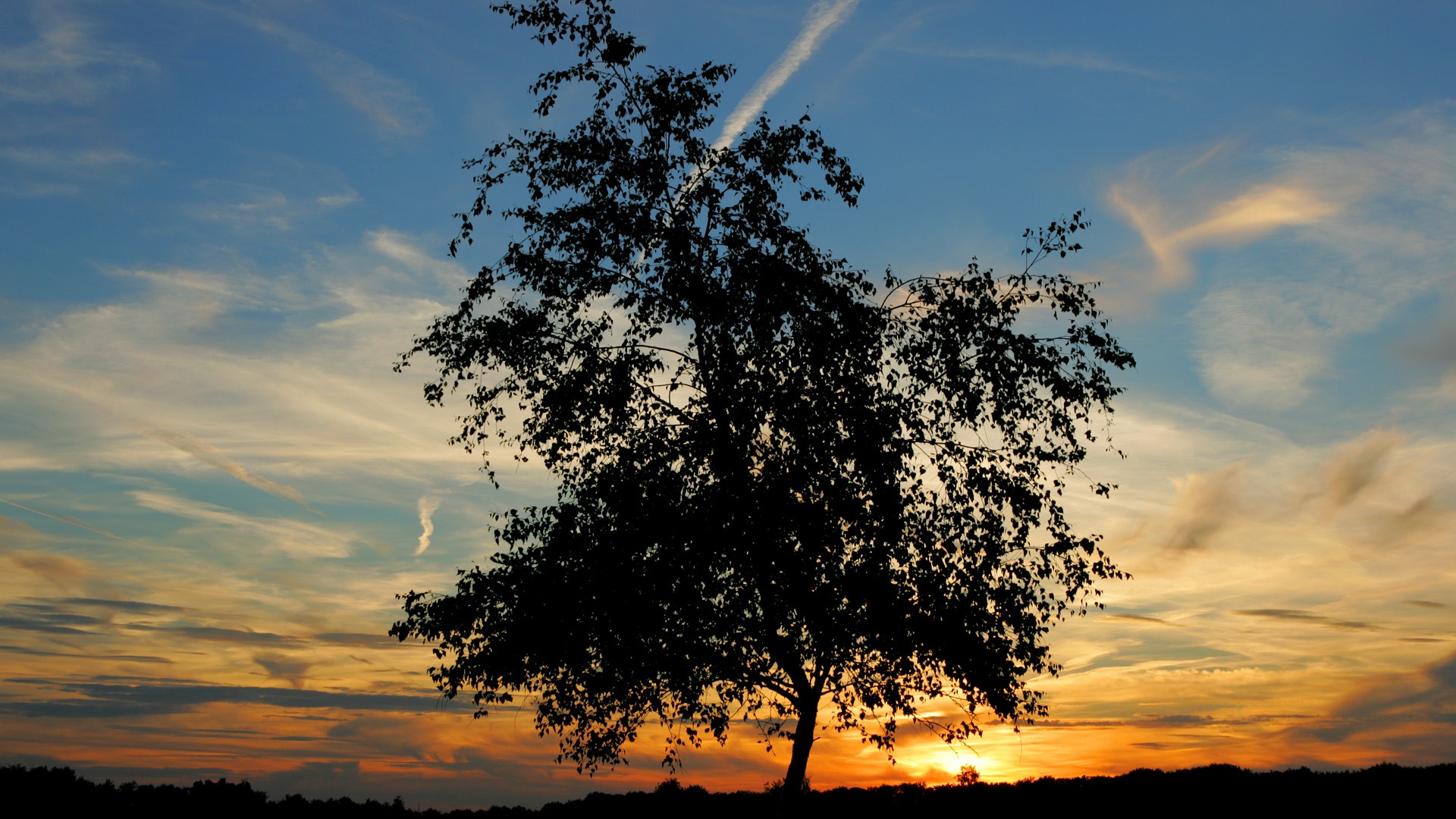 Glow du coucher du soleil HD Wallpaper exquise (1) #38 - 1920x1080