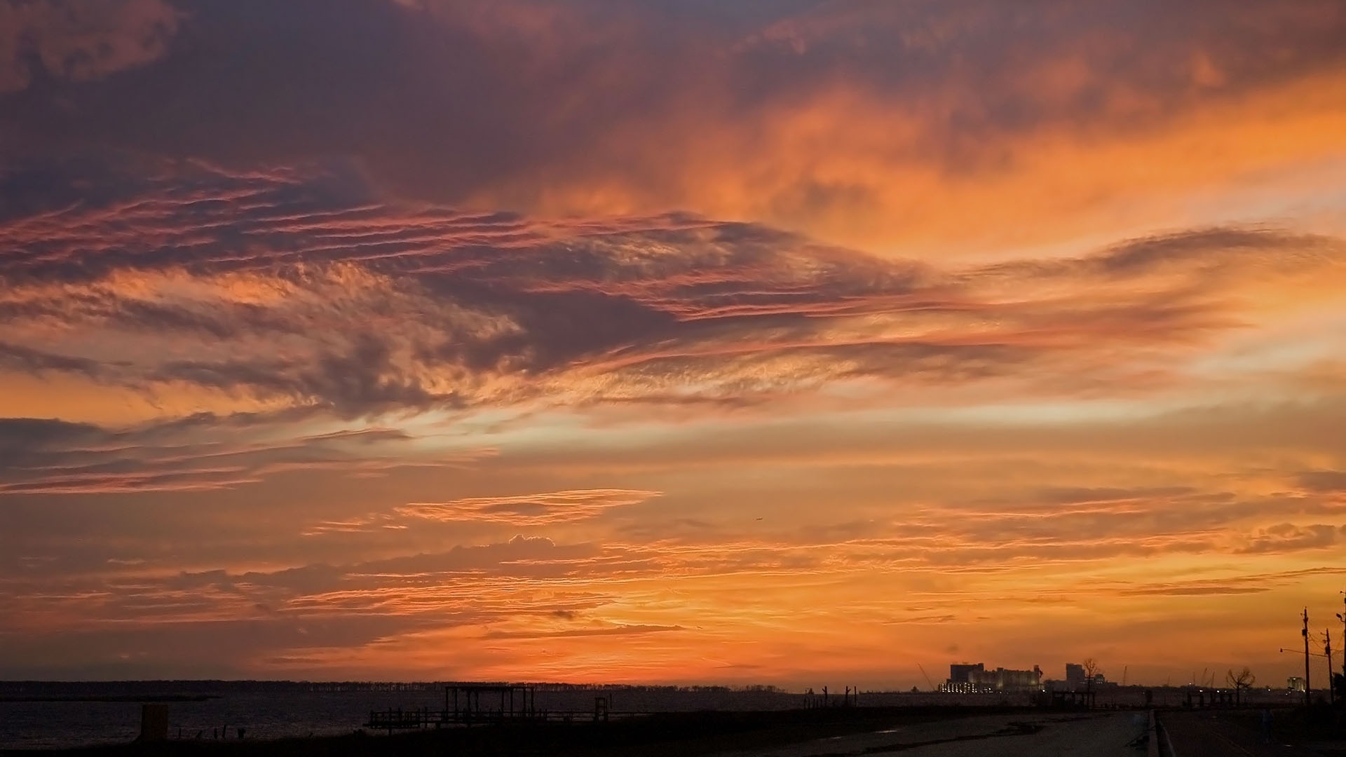 Glow du coucher du soleil HD Wallpaper exquise (2) #39 - 1920x1080