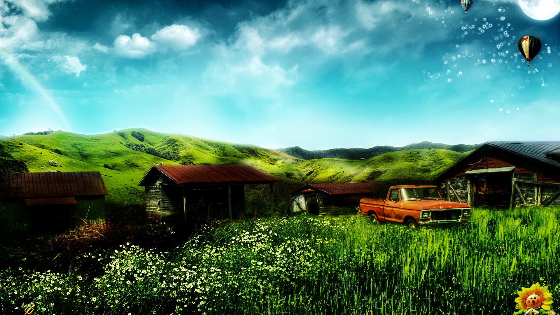 HD širokoúhlý Krajina Tapety #24 - 1920x1080