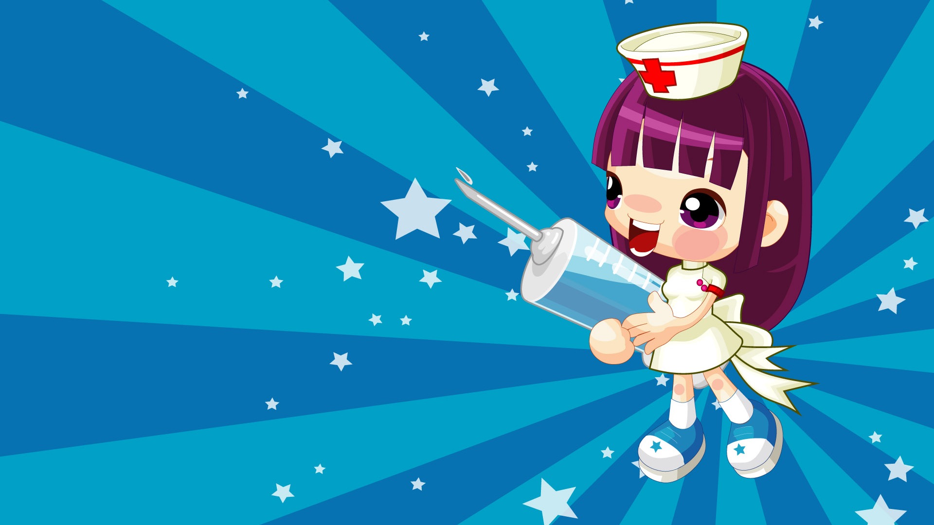 Vector Cartoon Child Wallpaper (1) #2 - 1920x1080