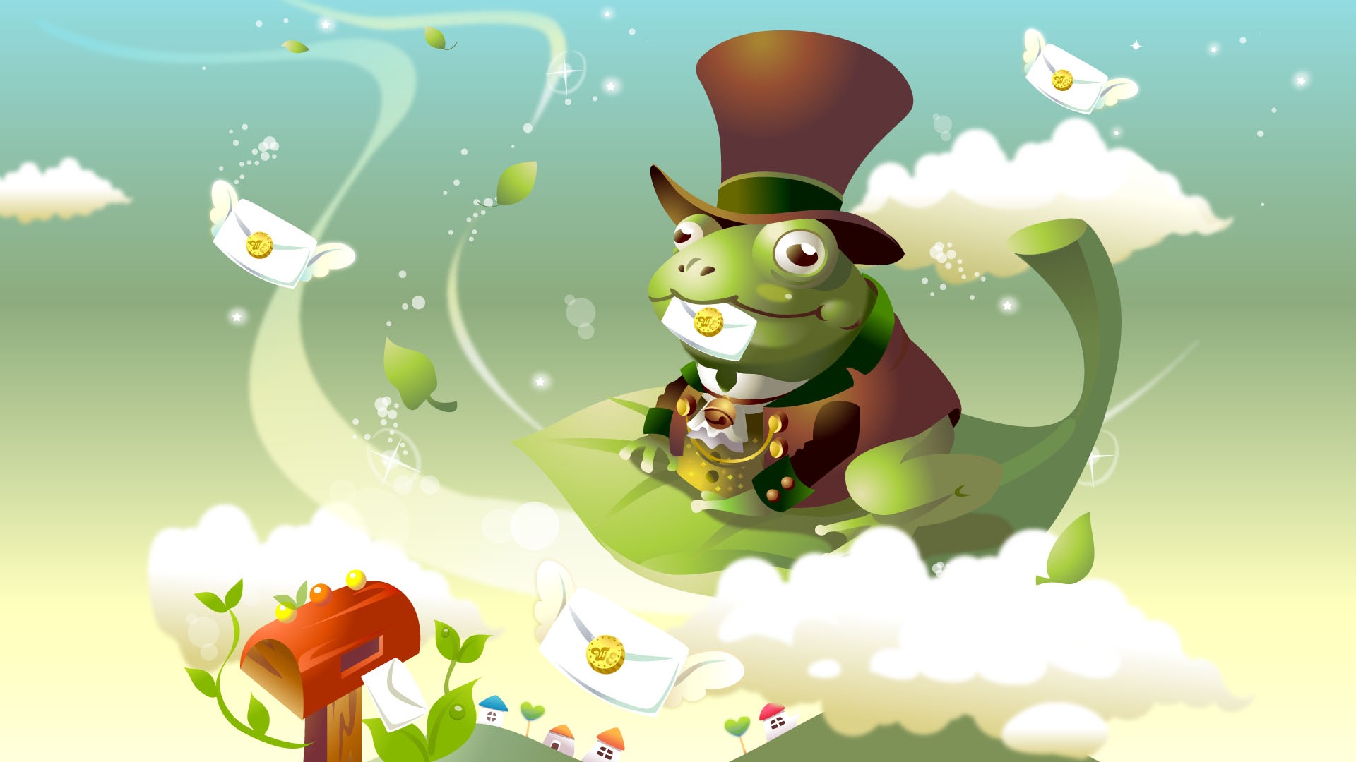 Fairy Tales Vector Wallpaper (2) #9 - 1920x1080