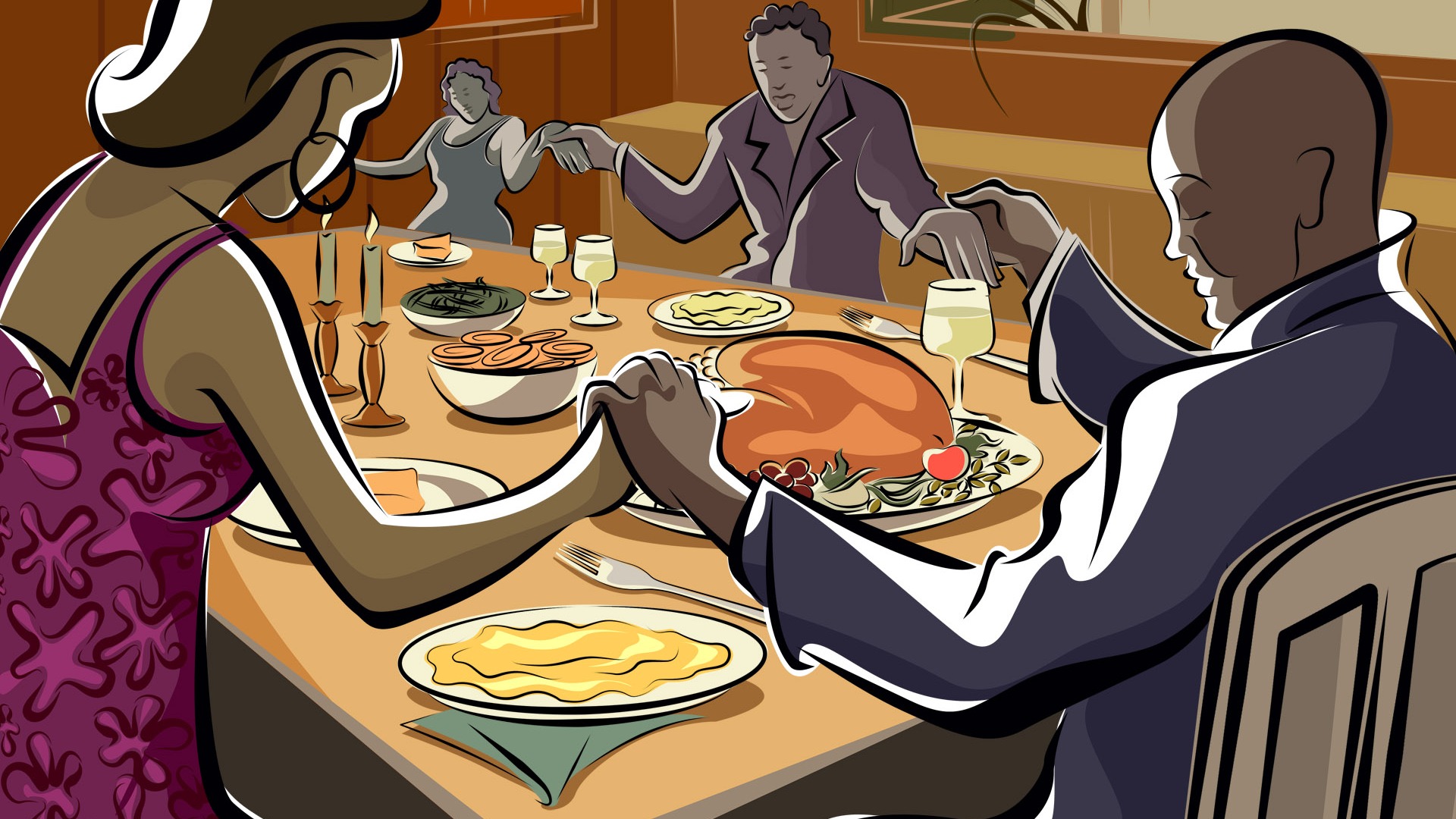 Thanksgiving theme wallpaper (2) #9 - 1920x1080